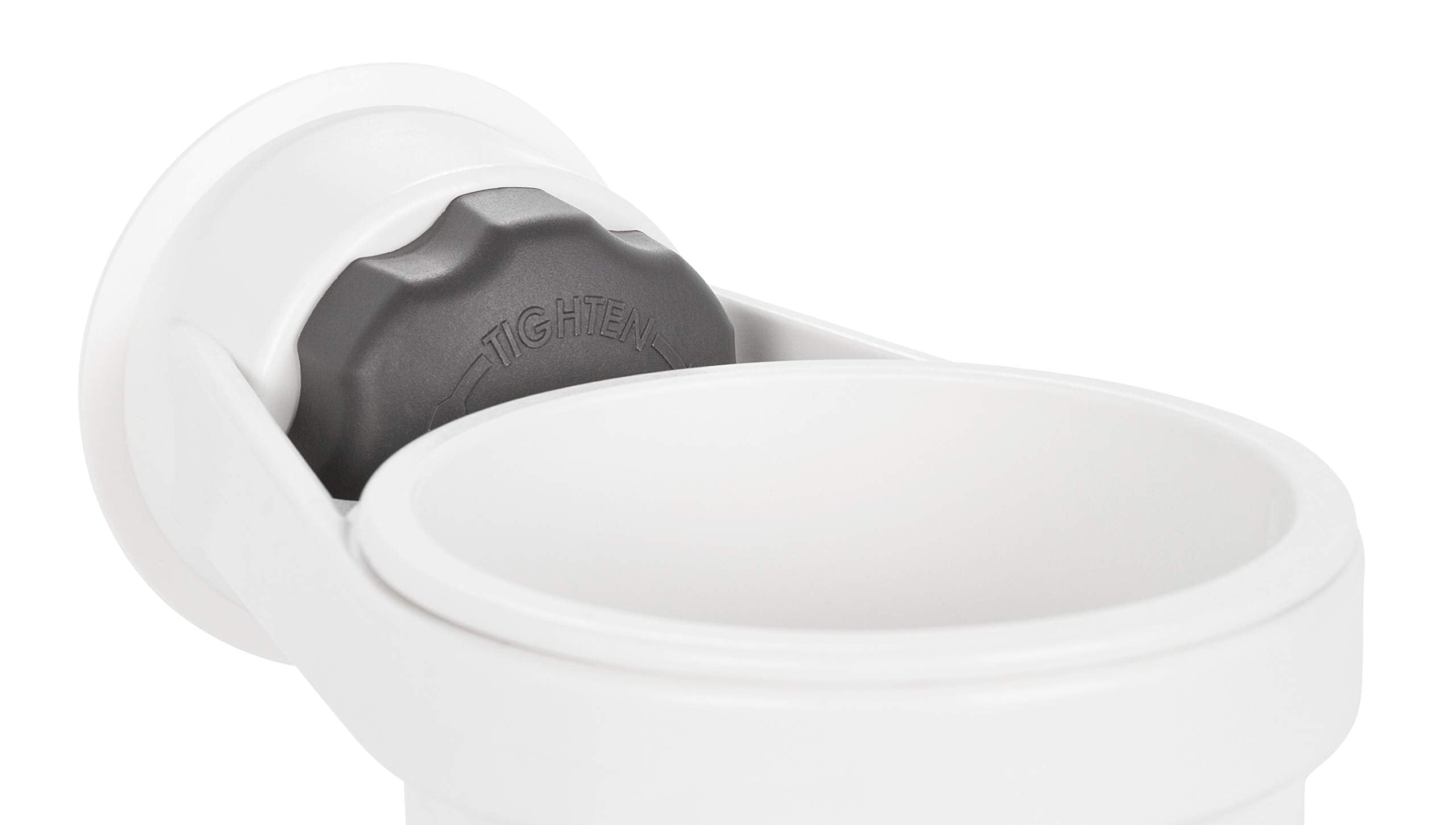 Camco Cup Holder With Mechanical Suction Cup - Provides A Secure Location For Your Beverage - Compatible With Most Cups, Cans, B