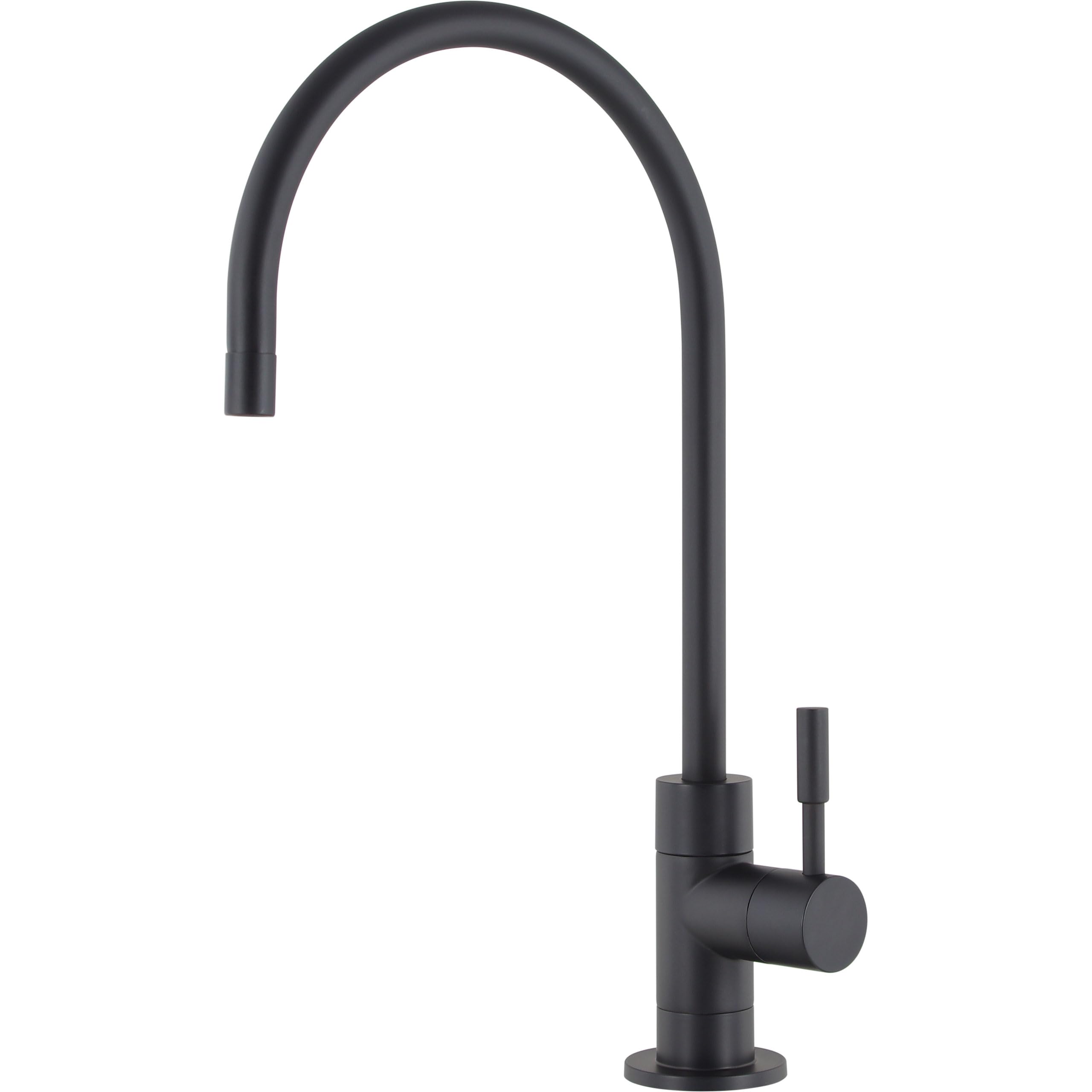 Spiropure Air Gap Ro Faucet, Matte Black/Oil Rubbed Bronze, Reverse Osmosis Replacement Water Filter Faucet, 3-Line Filtered Fau
