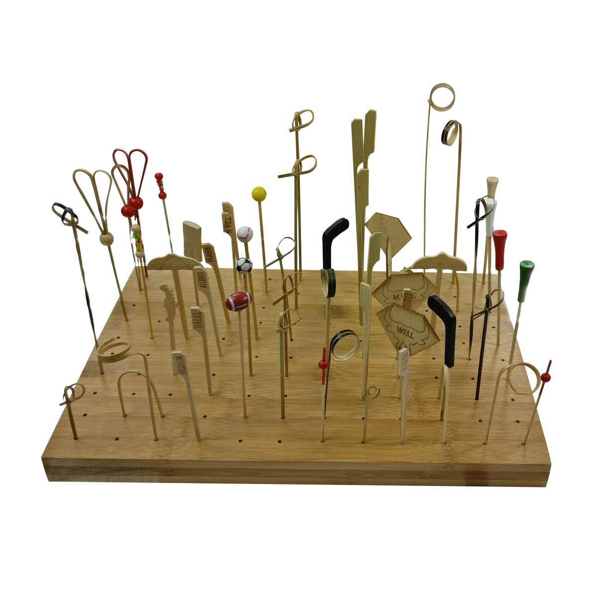 Packnwood-209Bbbcl105-Bamboo Picks With Knot -Bamboo Knot Picks-Skewers Bamboo-Bamboo Toothpicks For Appetizers - (4.1'') - Case