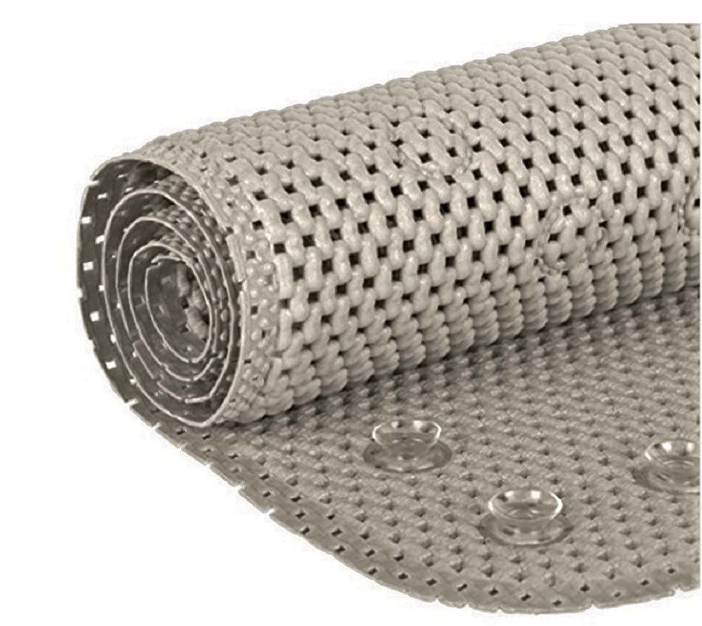 Deluxe Bathtub Mat Non Slip, Soft Foam Bath Mats For Bathroom Tub, Bathtub Mat With Drain Holes, Suction Cups- 36 X 17 - Grey