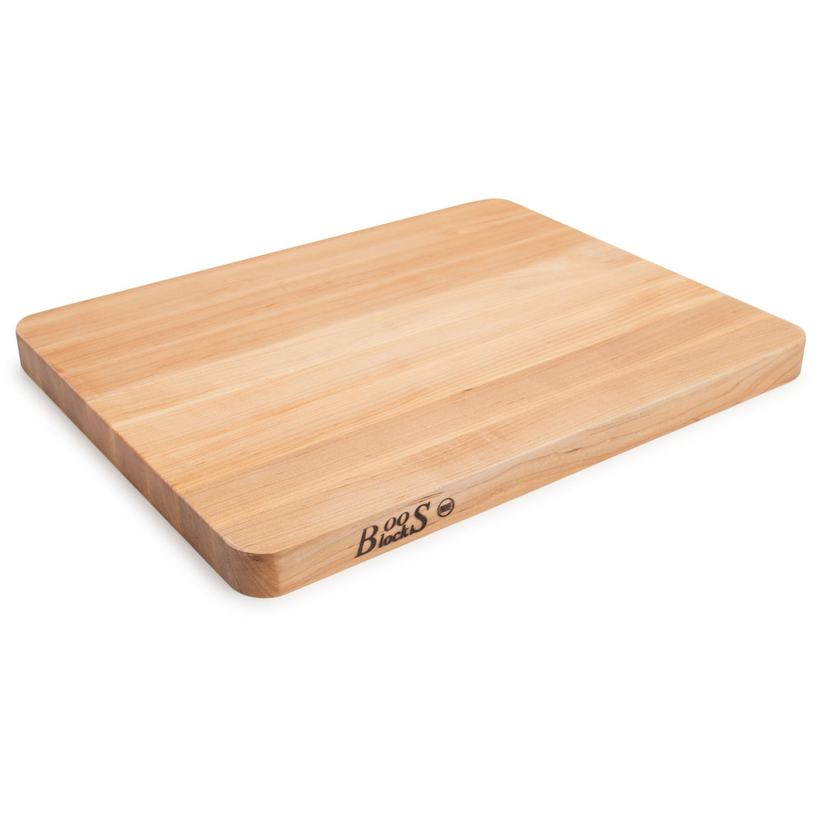 John Boos Boos Block Chop-N-Slice Series Reversible Wood Cutting Board With Eased Corners, 1.25-Inch Thickness, 20'' X 15'' X 1