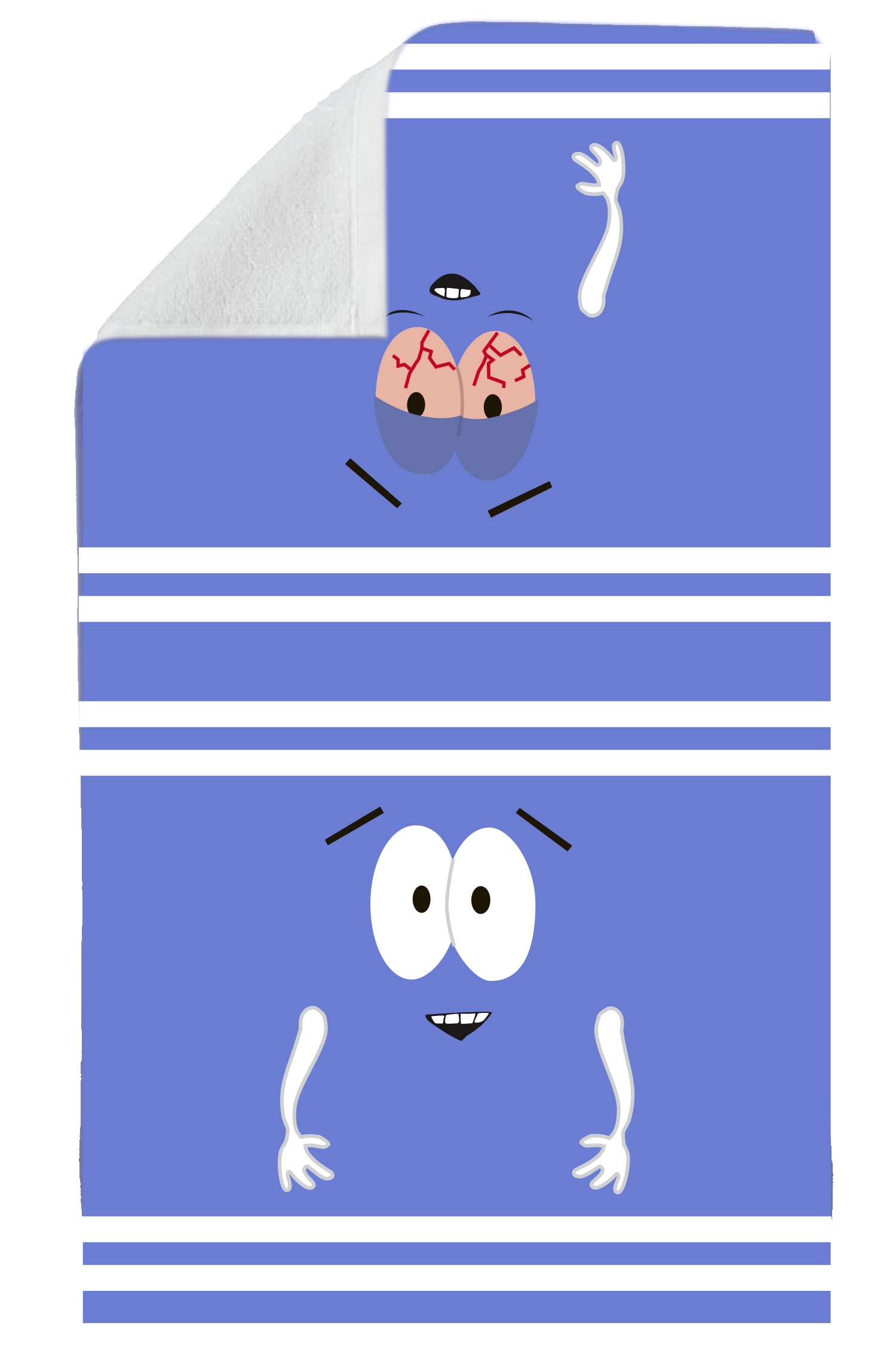 South Park Towelie Hand Towel Officially Licensed, Perfect For Decor, Sports, Beach Or Pool (23X13.5 Inches)