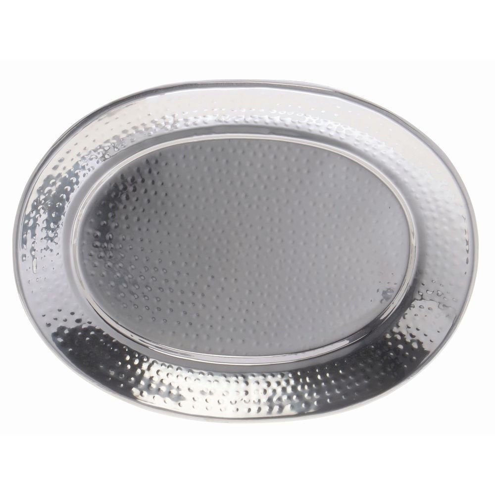 American Metalcraft Hmrst2001 Stainless Steel, Hammered Tray, Round, 20'' Dia.
