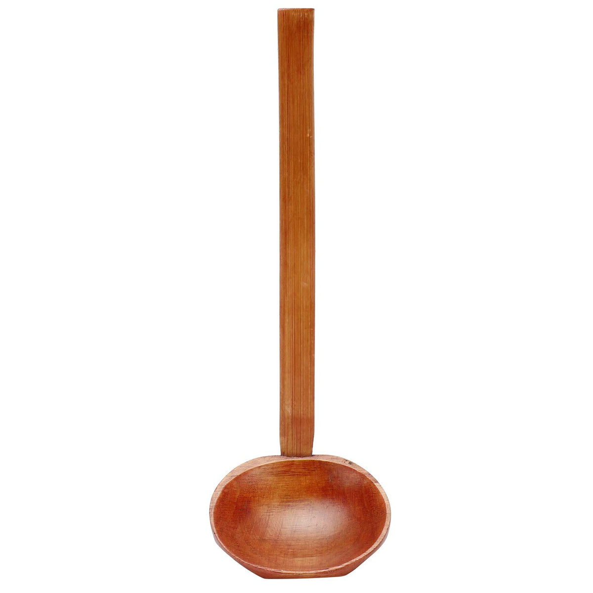 Wooden Ramen Spoon, Japanese 8.3 Inch Wood Ramen Soup Spoon With Long Handle Handcrafted Wooden Soup Ladle Hot Pot Spoon Home Ki