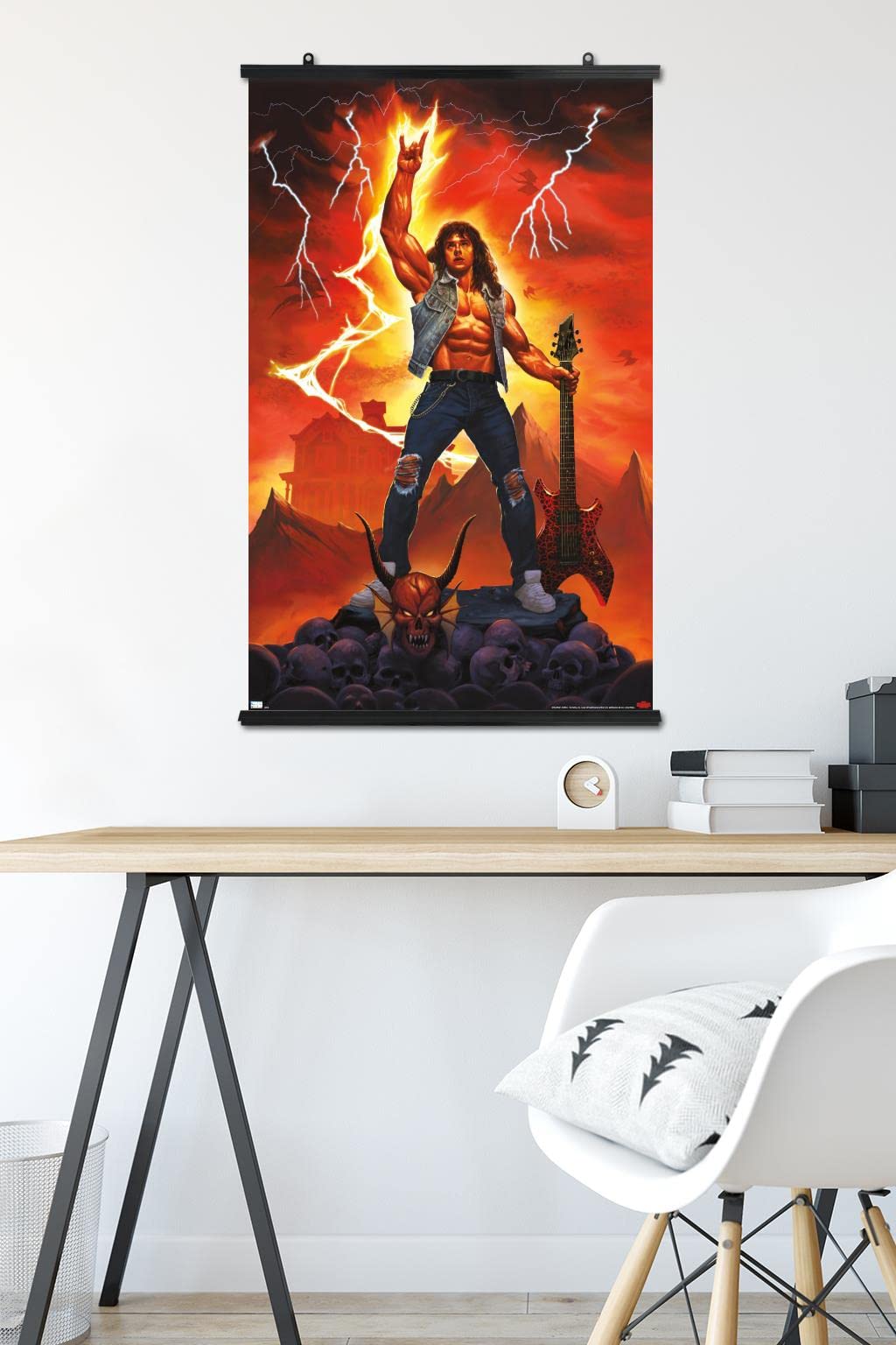 Trends International Netflix Stranger Things: Season 4 - Rock On Wall Poster, 22.37'' X 34.00'', Poster & Clip Bundle