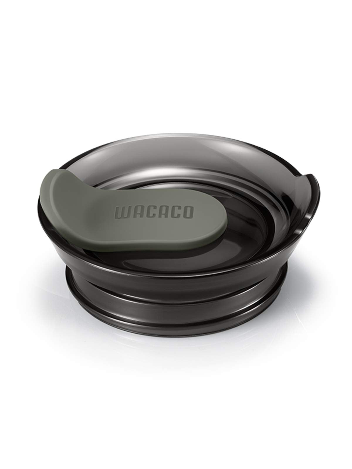 Wacaco Drinking Lid, Replacement Spill-Proof Cup Lid Compatible With Pipamoka, Cuppamoka And Octaroma, Black