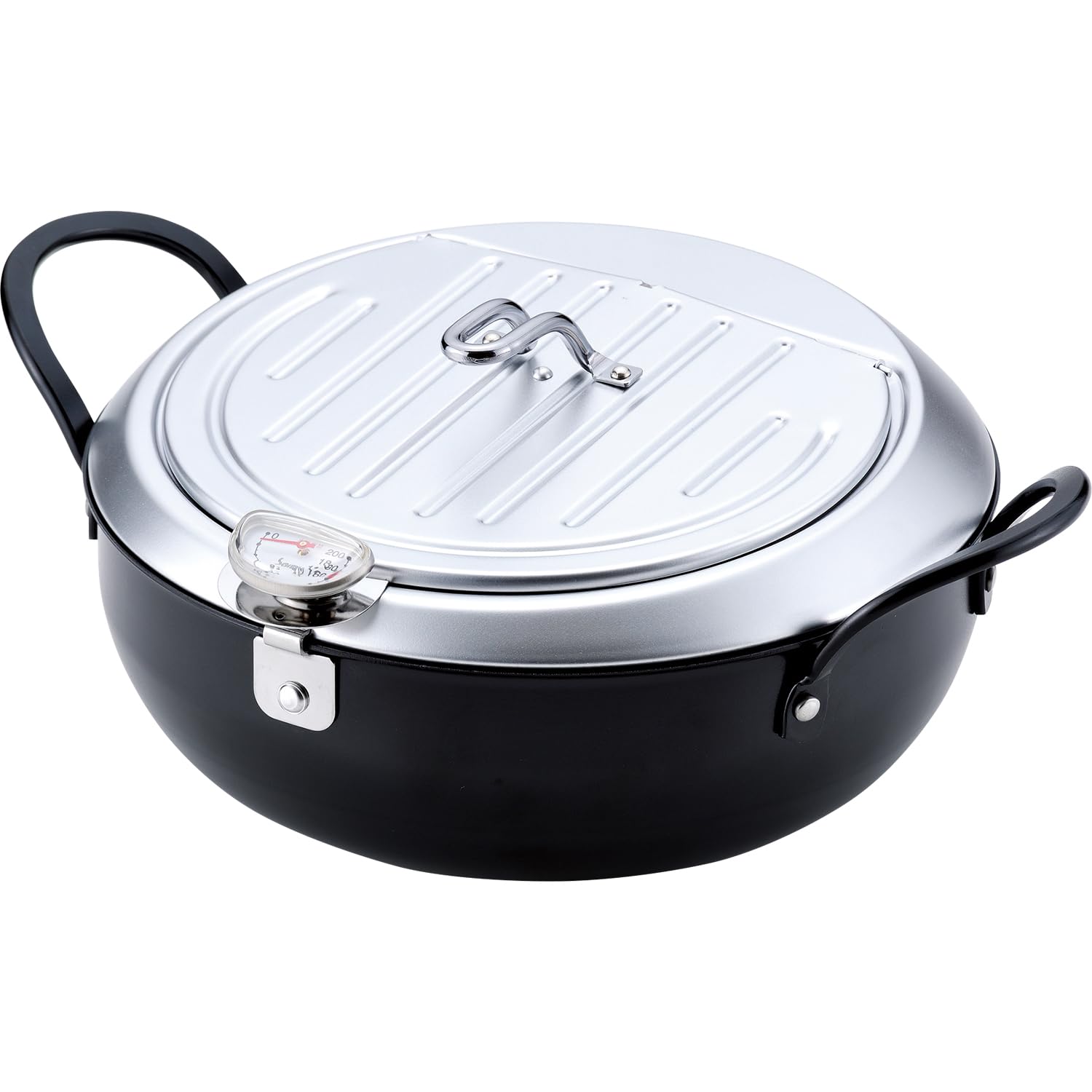 Wahei Freiz Tm-9090 Tempura Pot, Imono Koji From Tsubamesanjo, 9.4 Inches (24 Cm), Iron Lid, Induction Compatible, Made In Japan