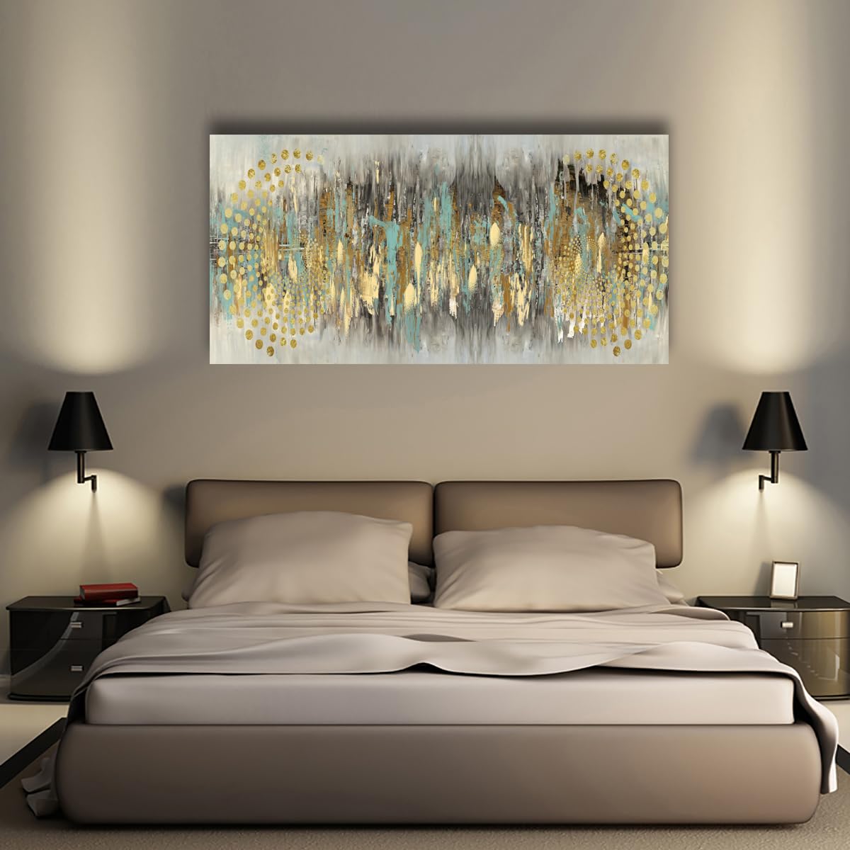 Abstract Pictures Canvas Wall Art for Living room Bedroom Wall Decor Full of Imagination Wall Art Print Paitnings for home Decor Morden Artwork An Inspirational Picture Smart Line Canvas Art Waterproof?tretched Ready to Hang-20x40inches