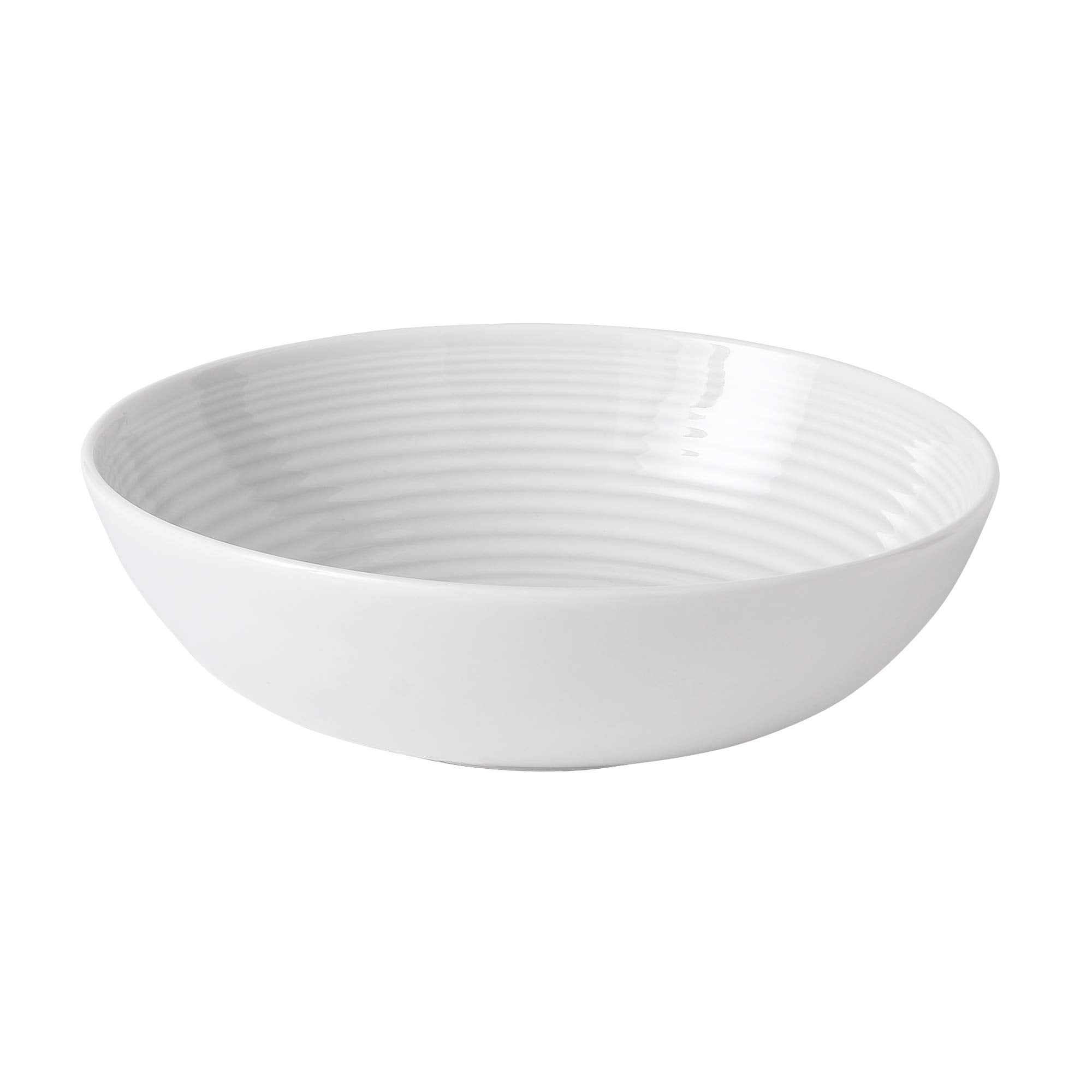 Royal Doulton Exclusively For Gordon Ramsay Maze White Vegetable/Pasta Bowls Set Of 4, 9.4''