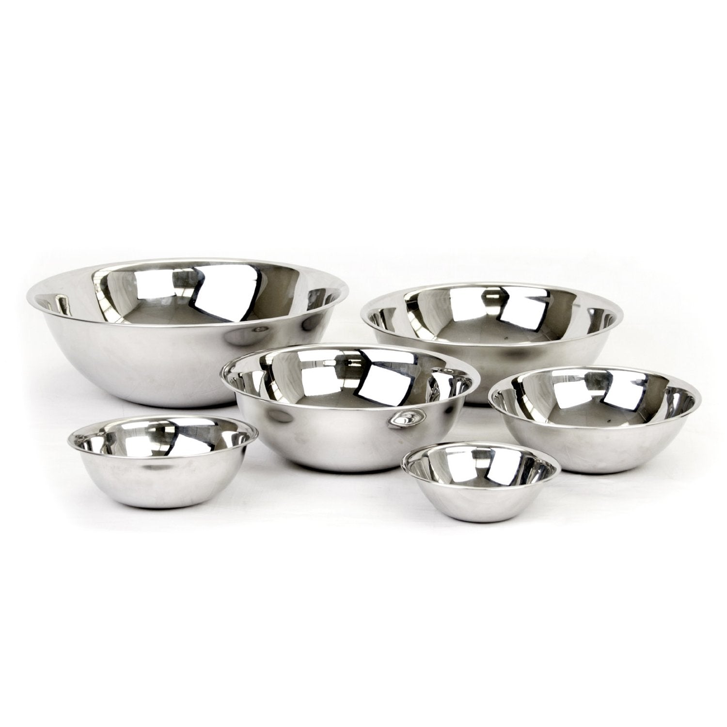 Excellante Mixing Bowl, Heavy Duty, Stainless Steel, 22 Gauge, 20 Quart, 0.8 Mm