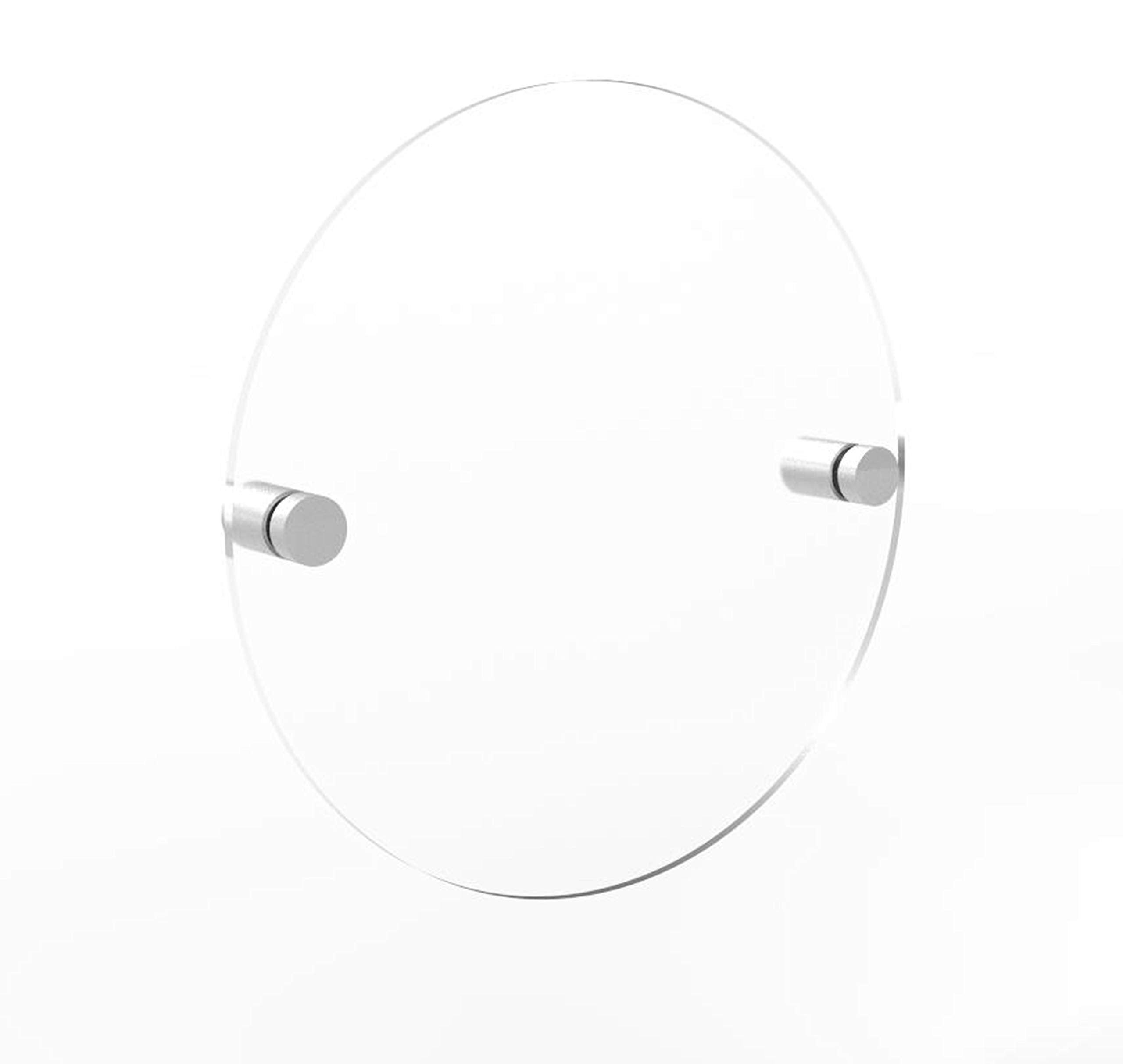 FixtureDisplays Office Name Sign Holder Hotel Room Sign Blank Door Sign Plaque Wall Mount Clear 119886-6 * 6-FBA