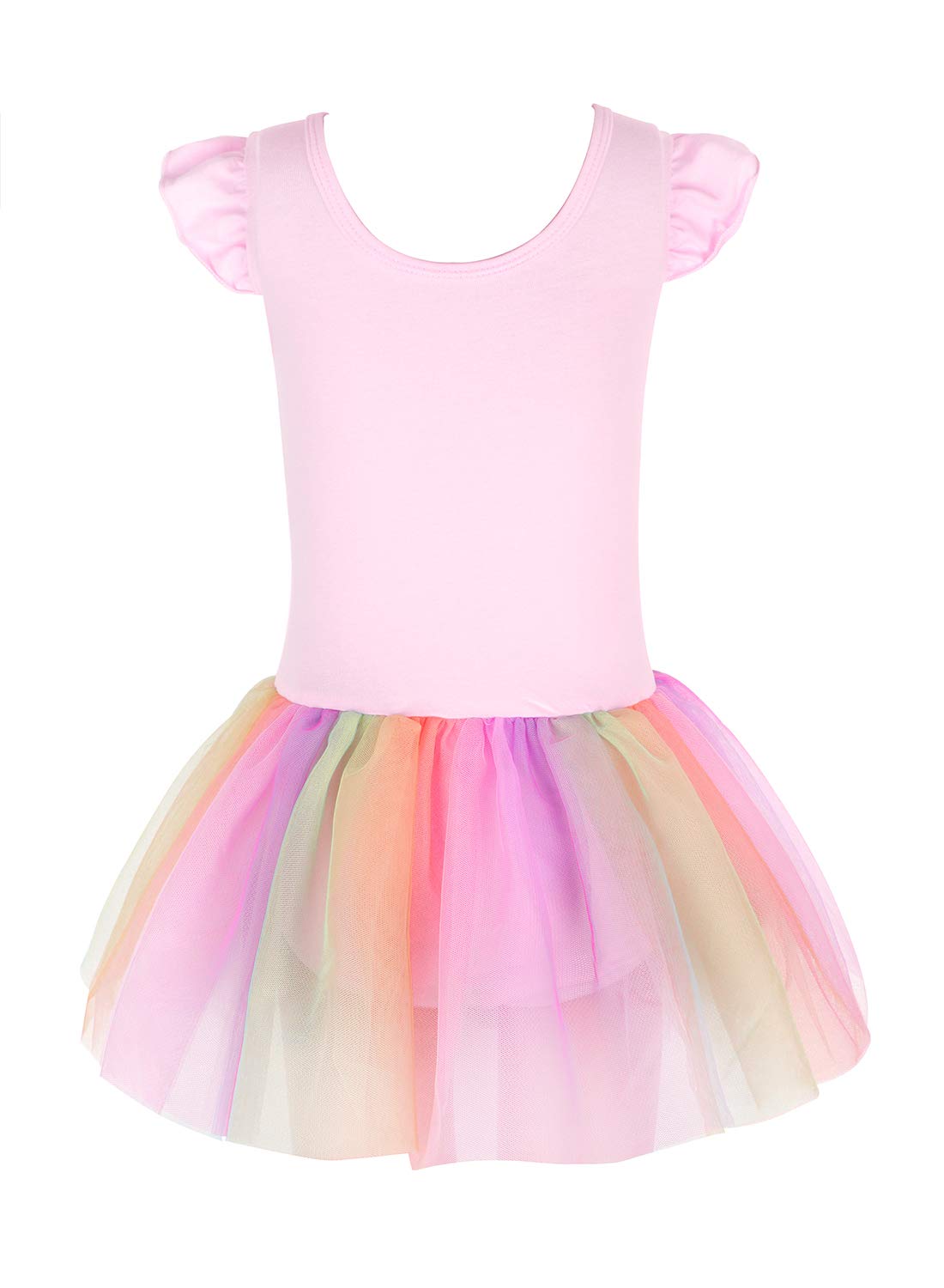 Eqsjiu Ballet Leotards For Girls 3T 4T Pink Unicorn Dance Outfit Withtulle Skirt Dresses