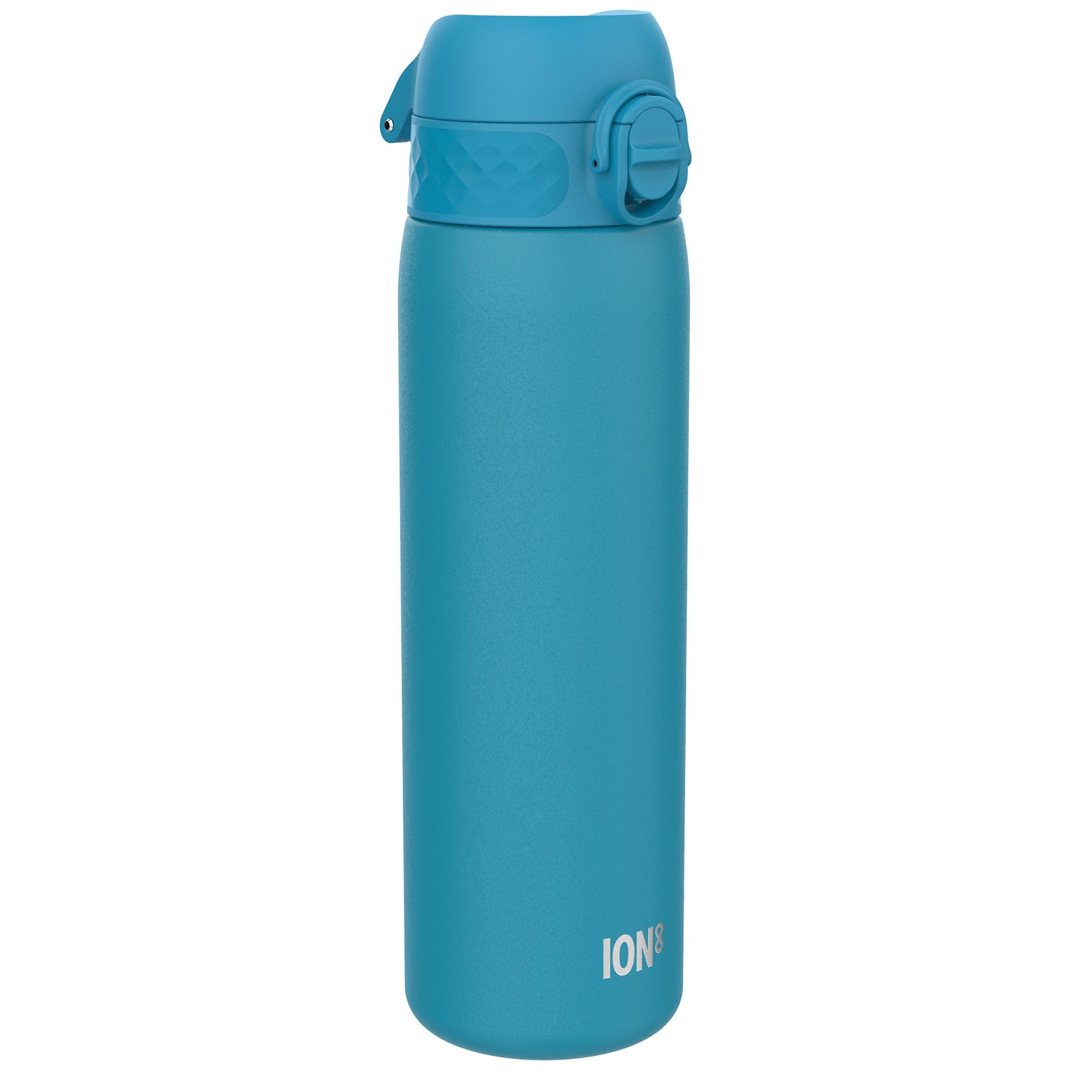 ION8 Steel Water Bottle, 600 ml/20 oz, Leak Proof, Easy to Open, Secure Lock, Dishwasher Safe, Hygienic Flip Cover, Fits Cup Hol