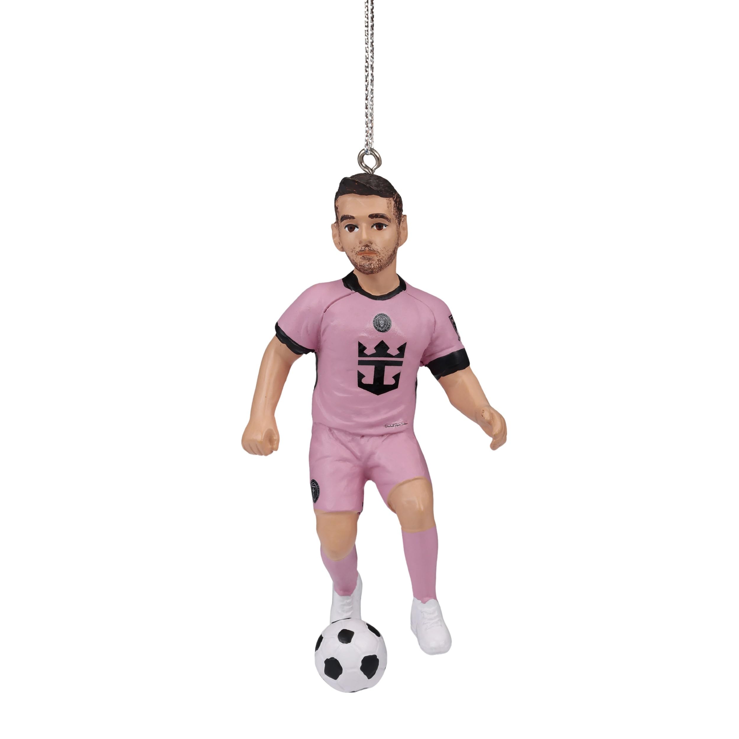 Foco - MLS Officially Licensed Inter Miami 4 Resin Holiday Christmas Tree Soccer Ornament - Lionel Messi