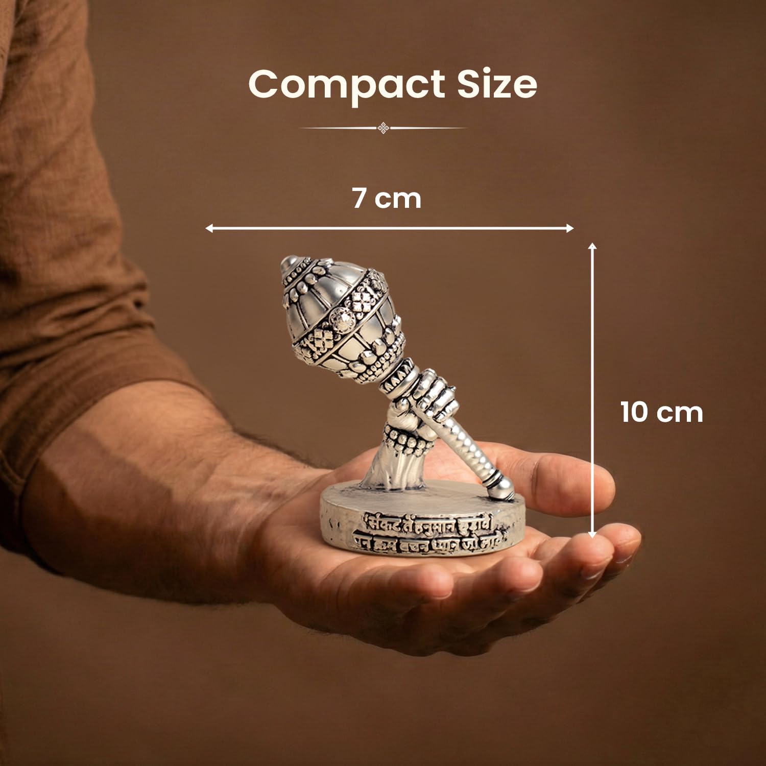 Silver Hanuman Gada