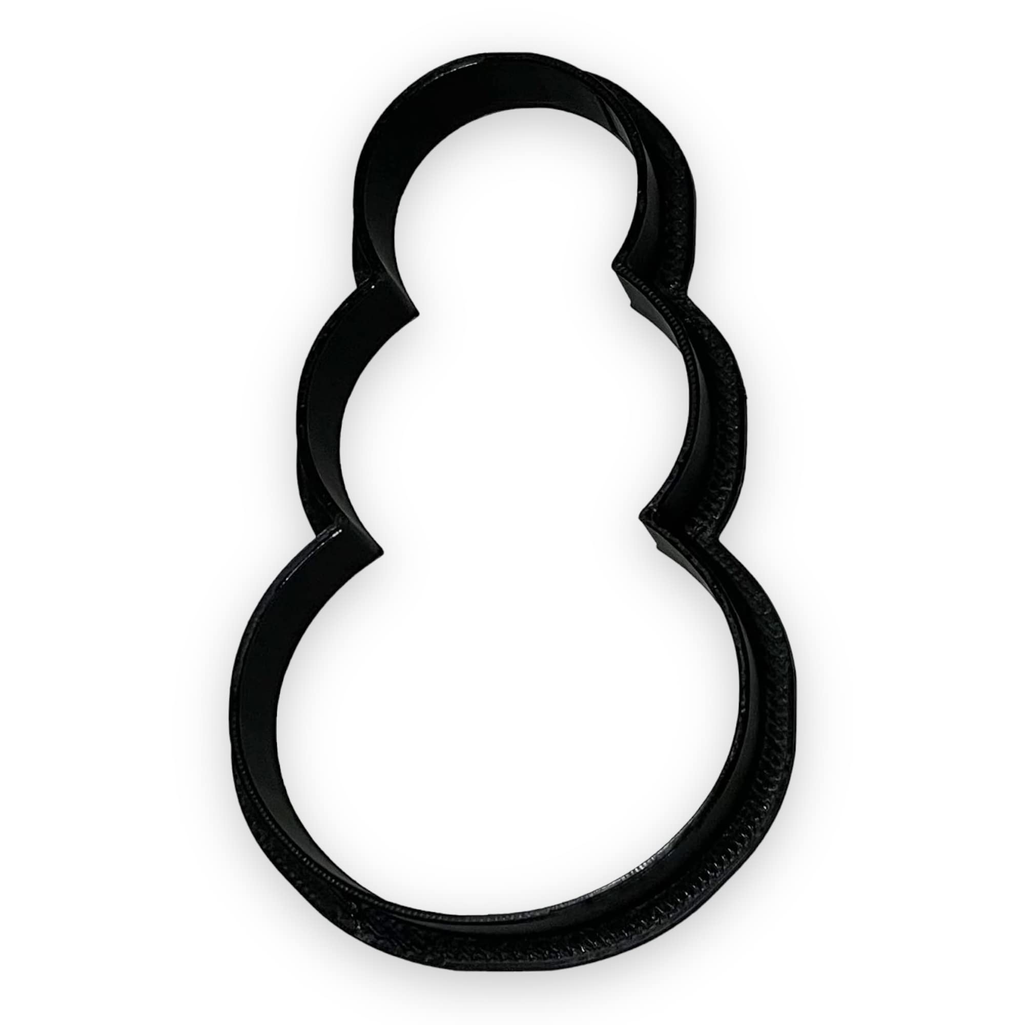 Snowman Winter Cookie Cutter With Easy To Push Design (4 Inch)