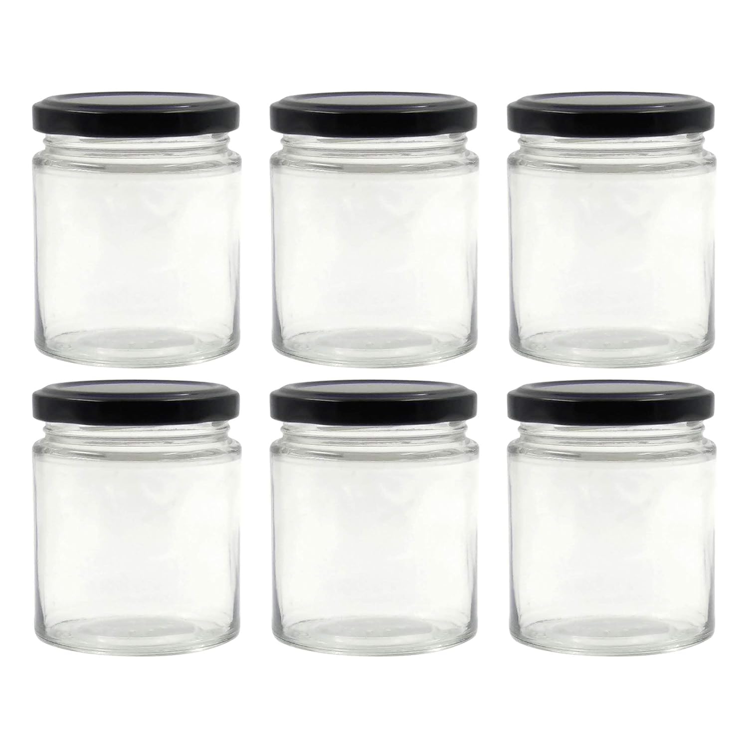 Big Cart Glass Small Containers Masala And Spices Storage Jars For Kitchen, Refrigerator | Round Shape Glass Bottle For Kitchen 