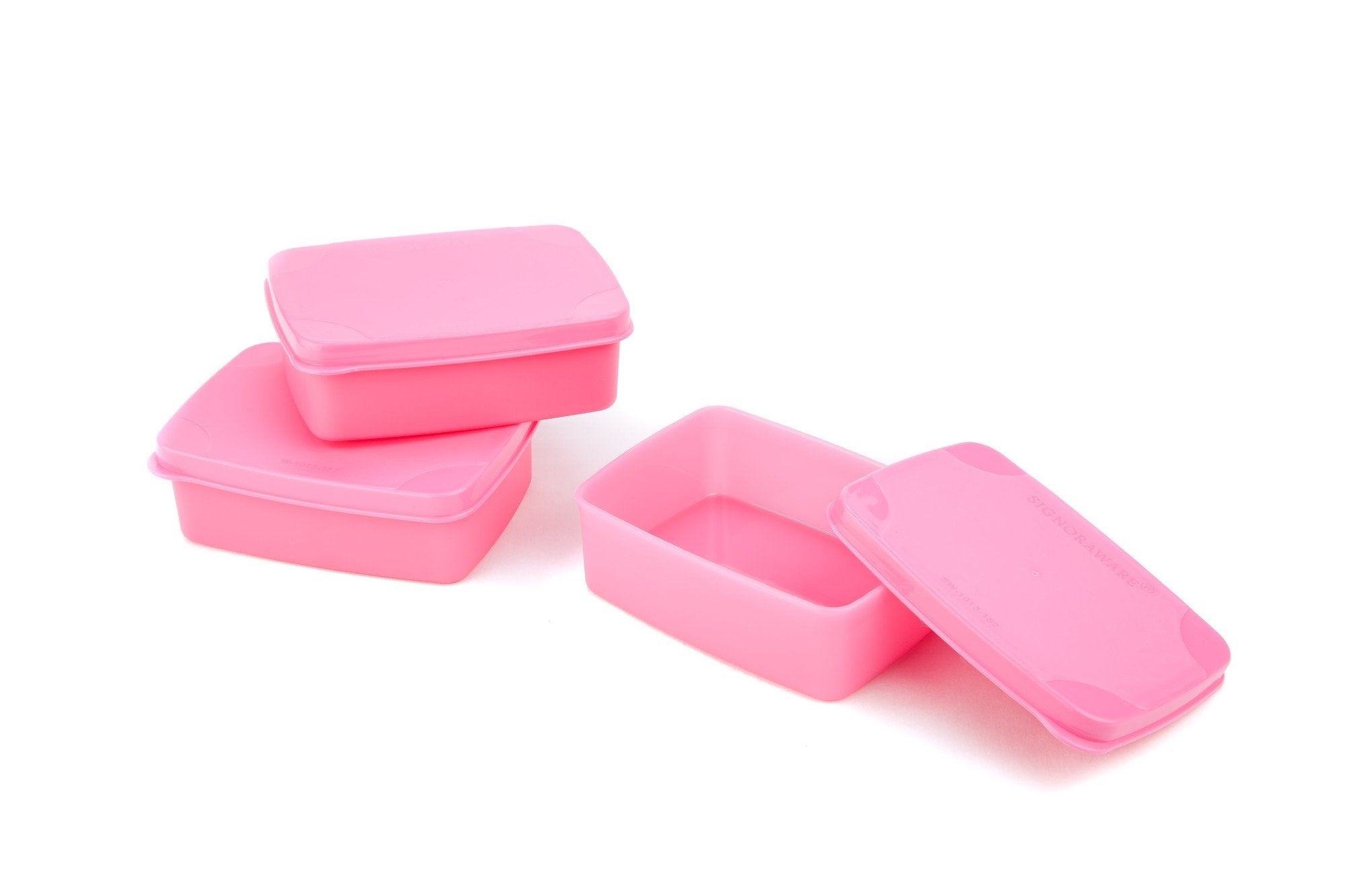 Signoraware Handy Bpa Free Plastic Small Container | Airtight | Easy To Carry | Microwave Safe | Ideal For Work, School & Picnic