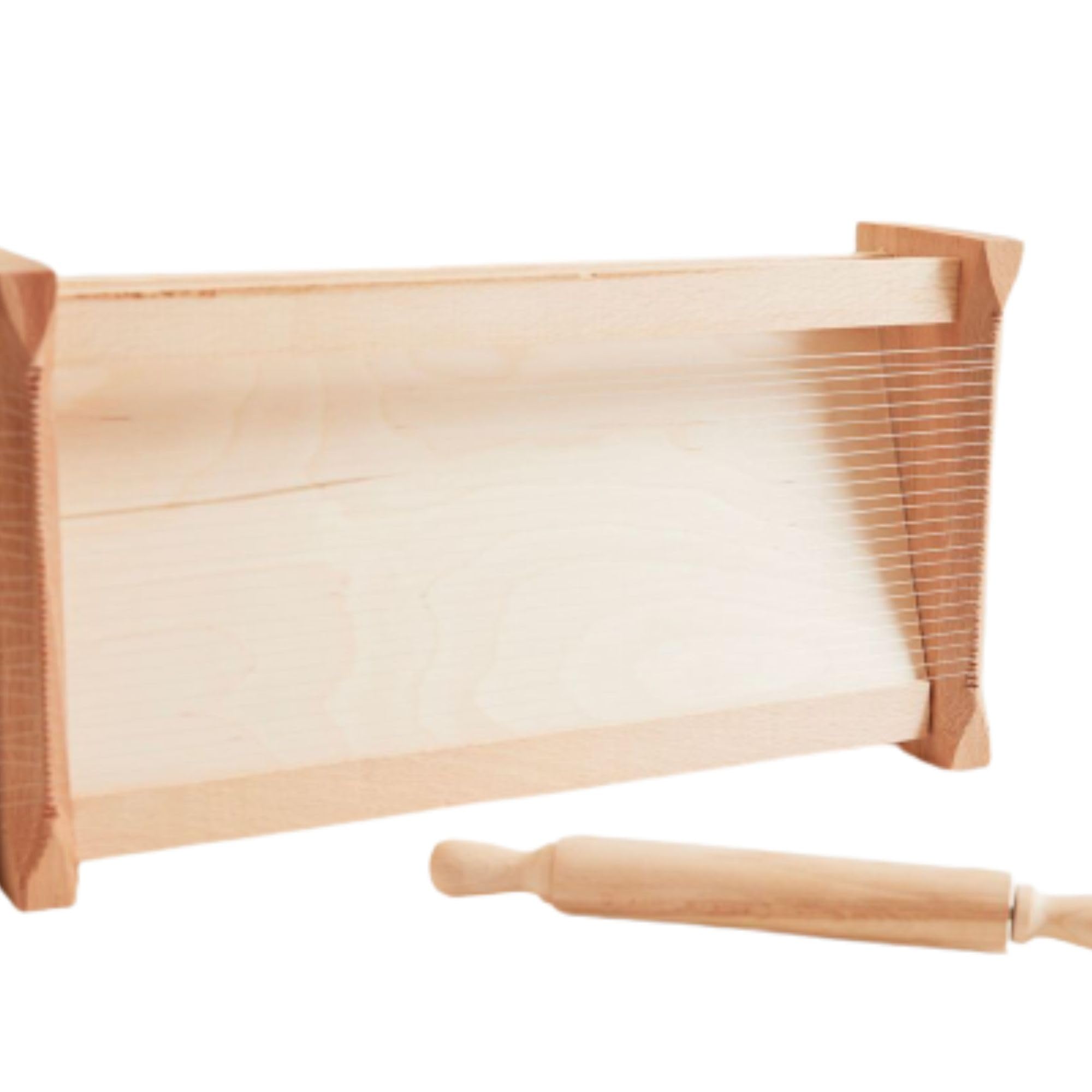 Italian Pasta Chitarra With Rolling Pin, By Verve Culture, Small