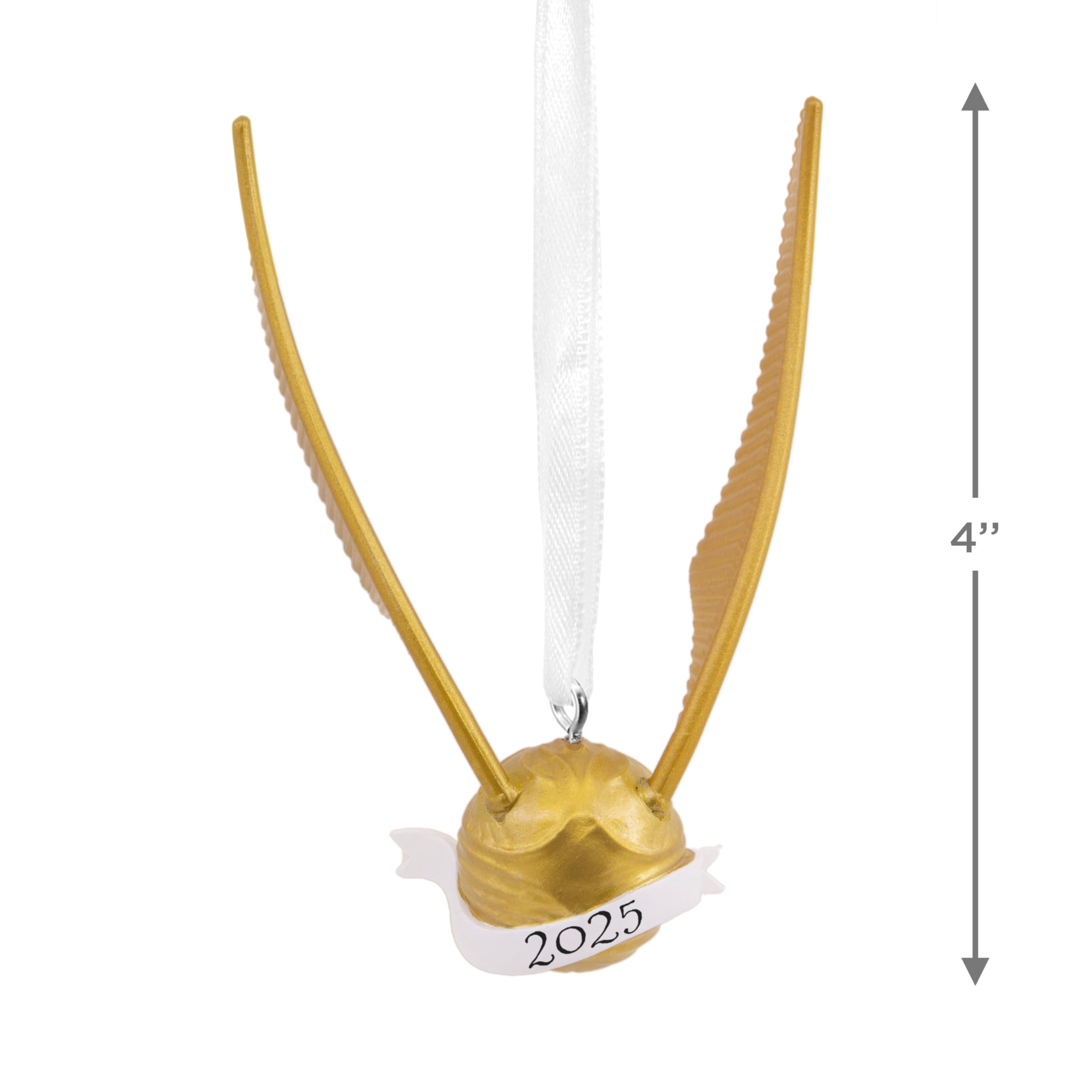 Hallmark Harry Potter Golden Snitch 2025 Christmas Ornament, Gifts for Harry Potter Fans