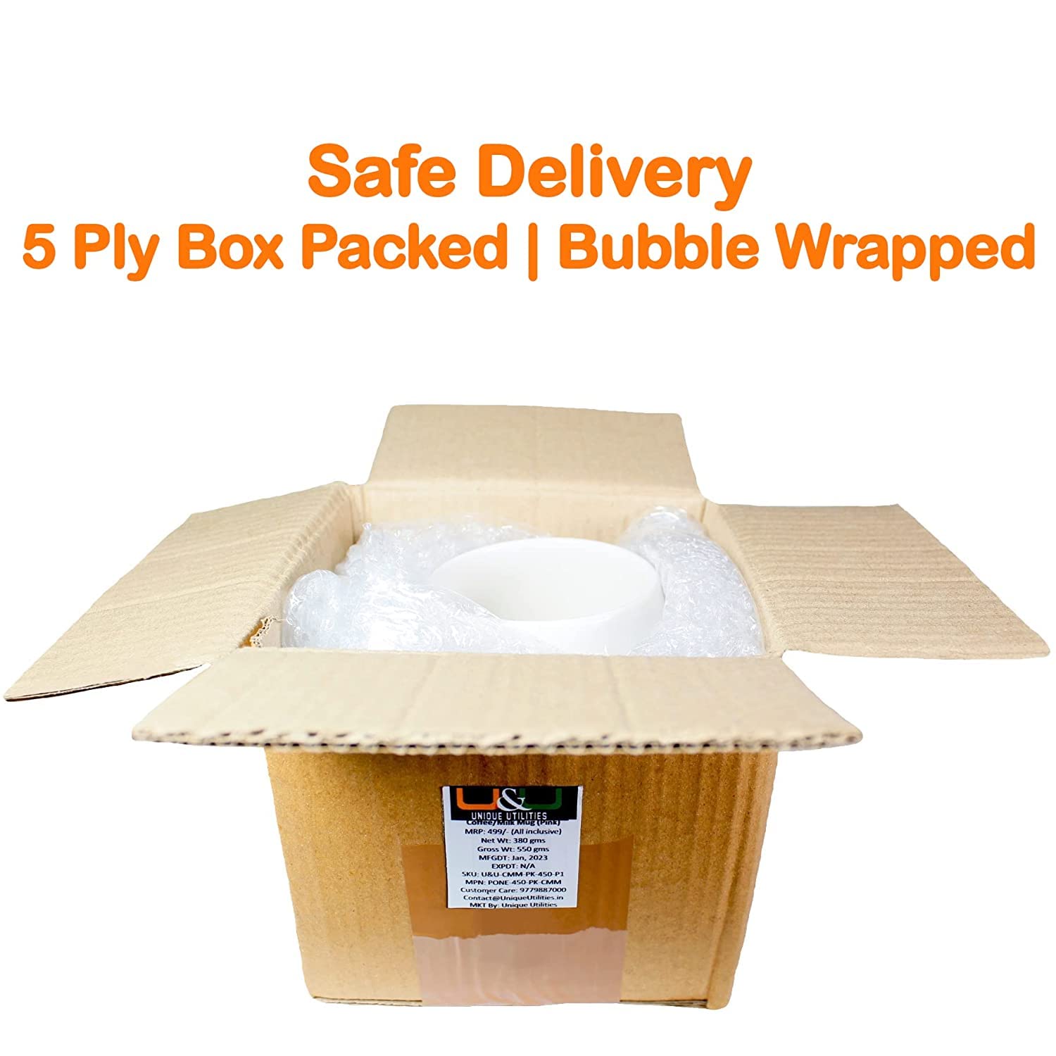 U & U UNIQUE UTILITIES Ceramic Coffee Mug Milk Cup for Home & Office Gift - 450 ML (Olive Green)