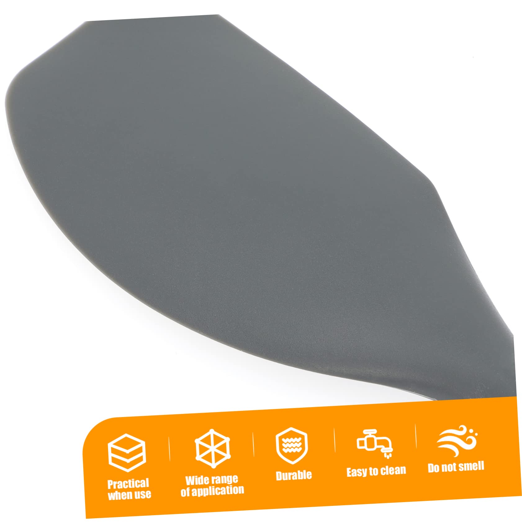 Honmeet 2Pcs Silicone Spatula With Wooden Handle Silicone Cooking Spatula Silicone Cookware Turner Spatula Pancakes Scrapers Bak