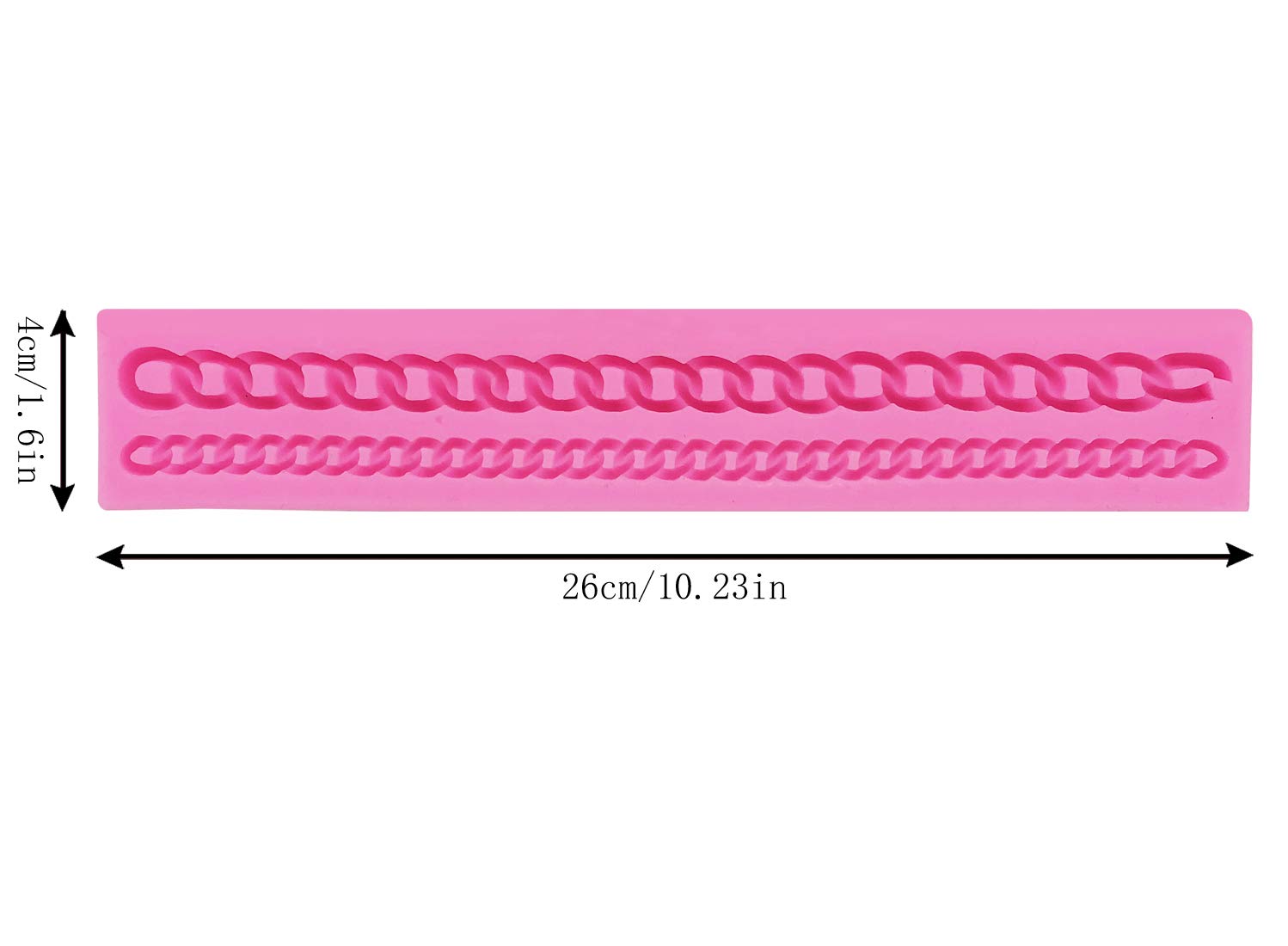 Diamond Chain Silicone Fondant Mold Cake Decorating Pastry Gum Pastry Tool Kitchen Tool Sugar Paste Baking Mould Cookie Pastry