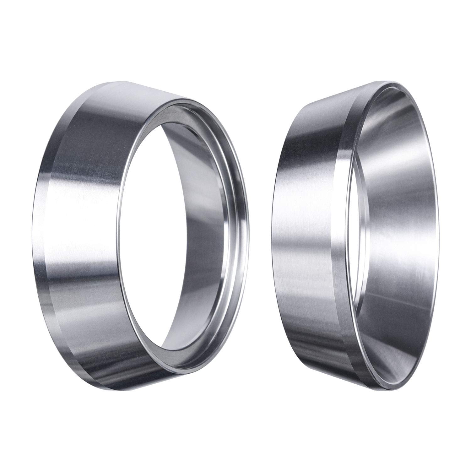 54mm Espresso Dosing Funnel  MATOW Stainless Steel Coffee Dosing Ring Compatible with 54mm Breville Portafilter