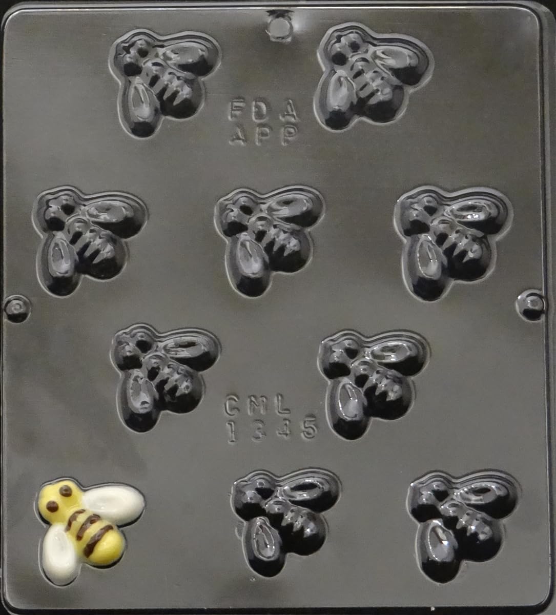 Candy Molds N More Bee Bite Size Chocolate Candy Mold 1345