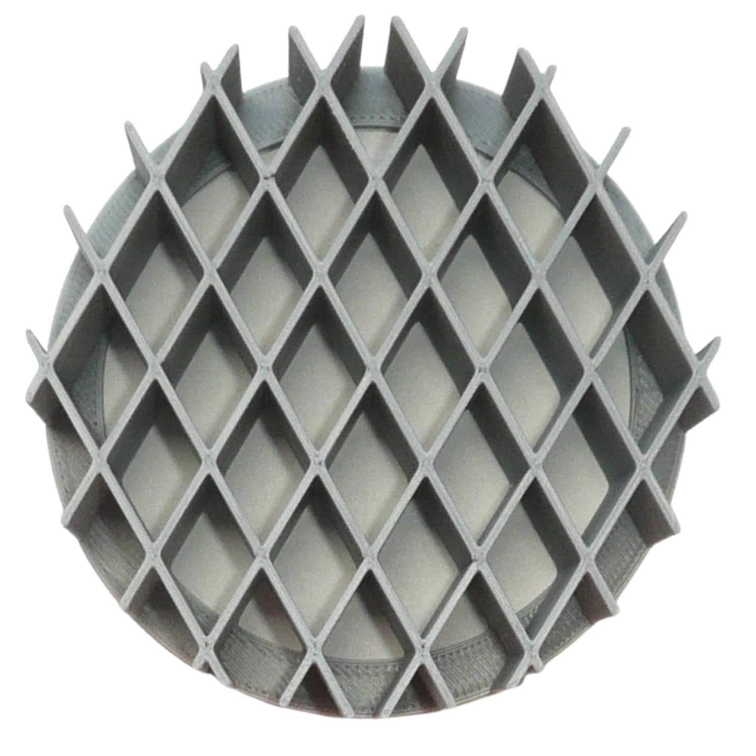Diamond Lattice Design Pattern Concha Cutter Mexican Sweet Bread Stamp Made In Usa Pr4627 Gray