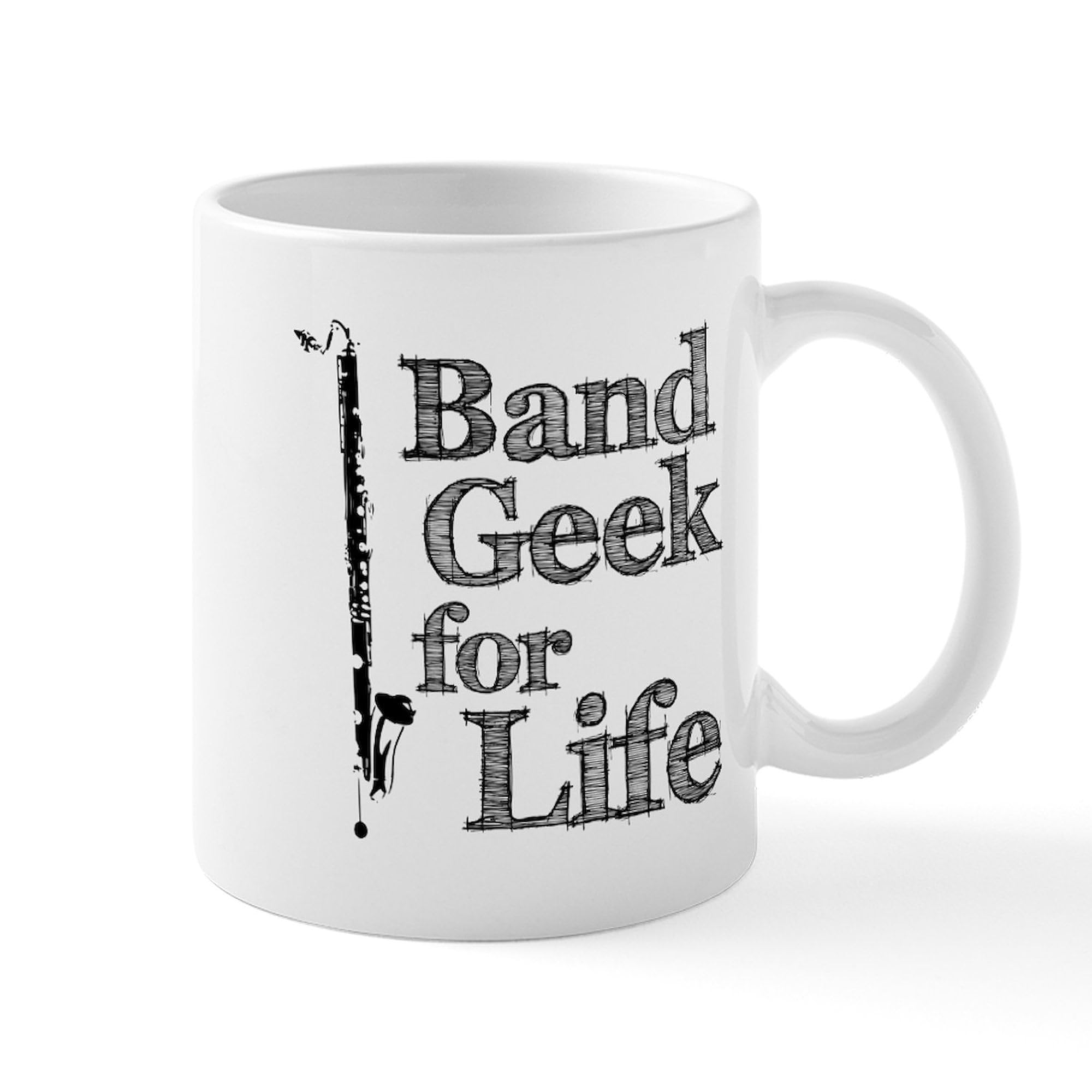 CafePress Bass Clarinet Band Geek Mug 11 oz (325 ml) Ceramic Coffee Mug