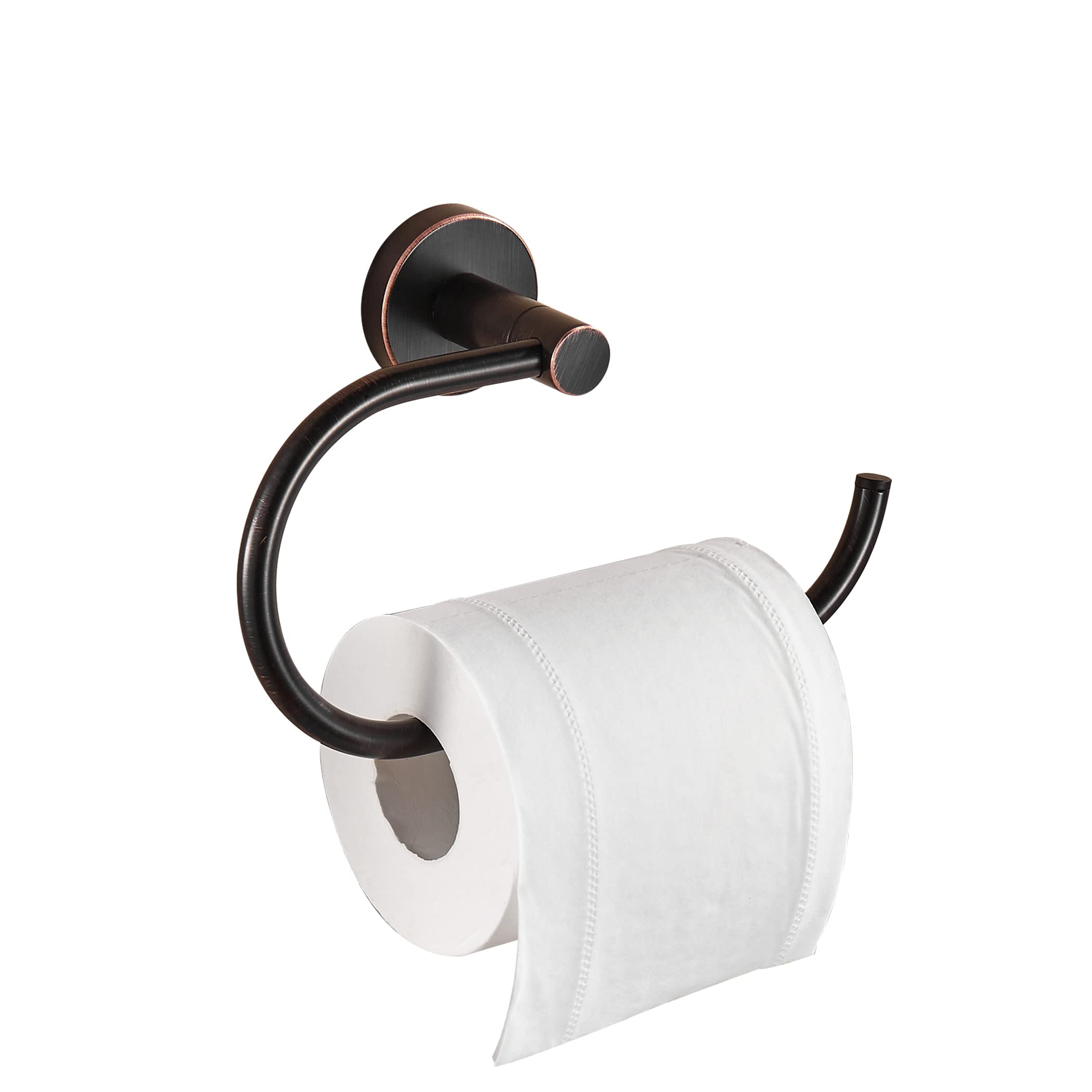 Bigbig Home Bronze Toilet Paper Holder, Bathroom Toilet Roll Holder Oil Rubbed, Wall Mounted Toilet Tissue Holder Farmhouse Rust