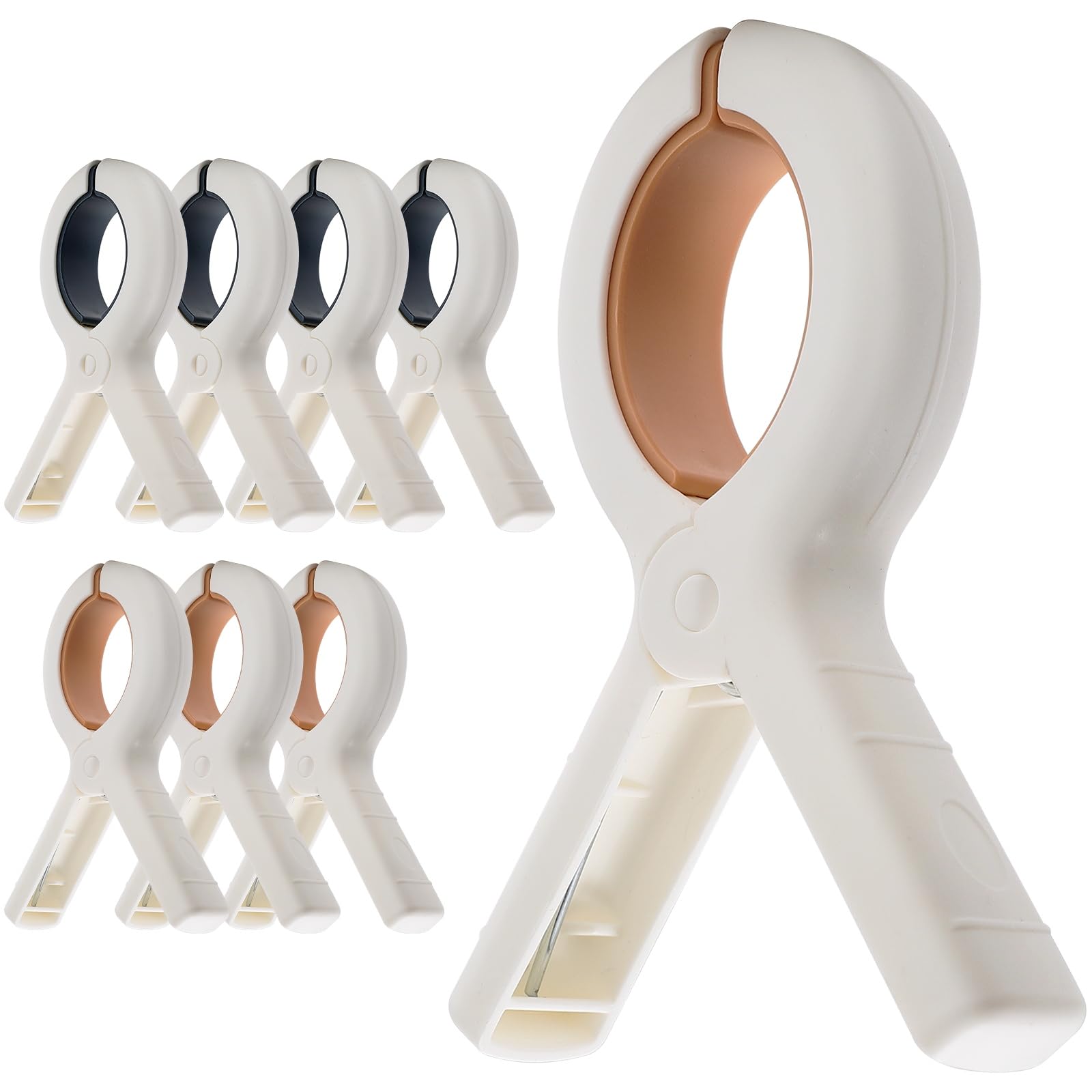 Extra Large Beach Towel Clips 8 Pack, 5.1 Inch Towel Clips For Beach Chairs Cruise Heavy Duty, Towel Holder Clips For Clothes Po