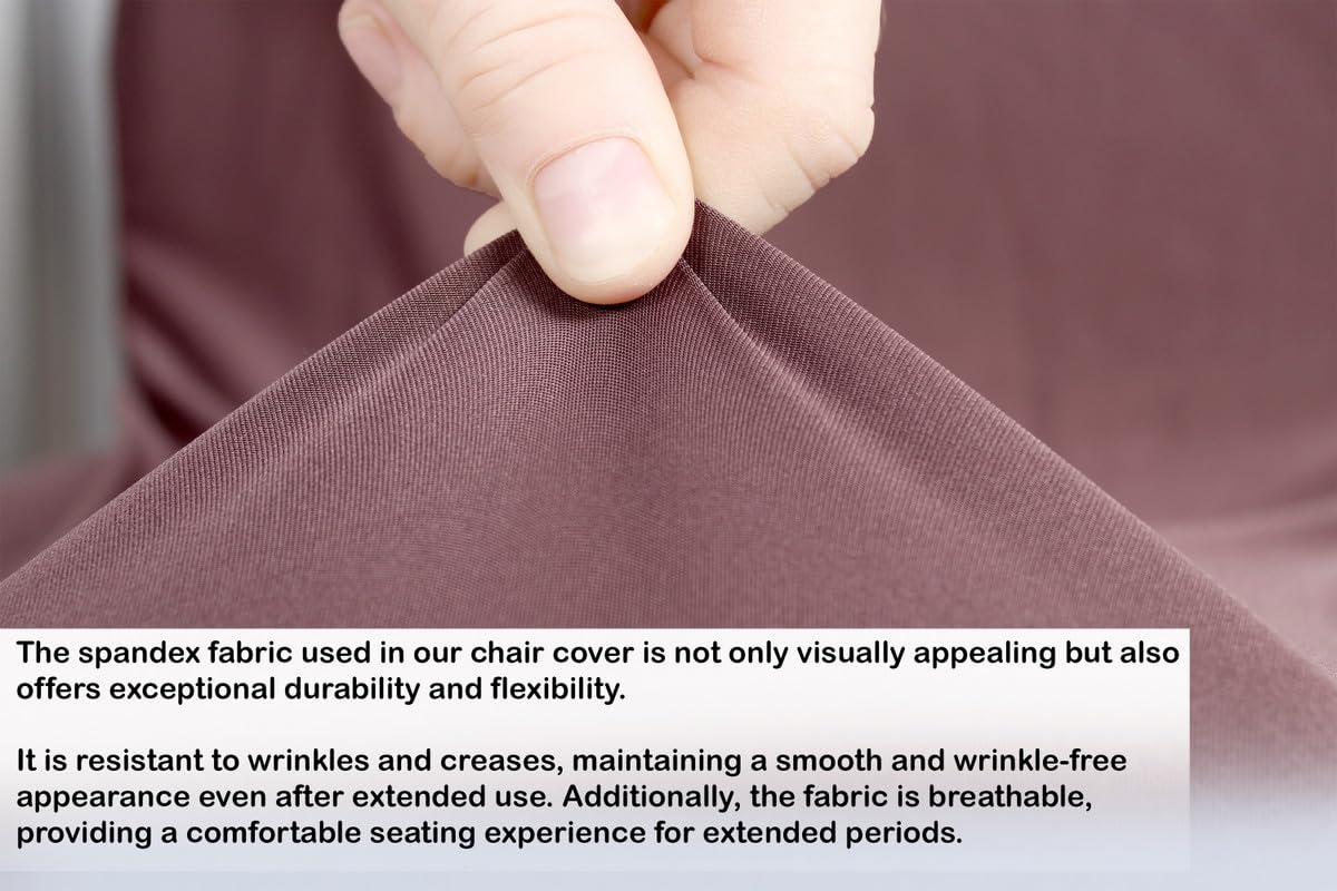 The Furnishing Tree Polyester Spandex Chair Cover Washable Stretchable Coffee Set Of 4