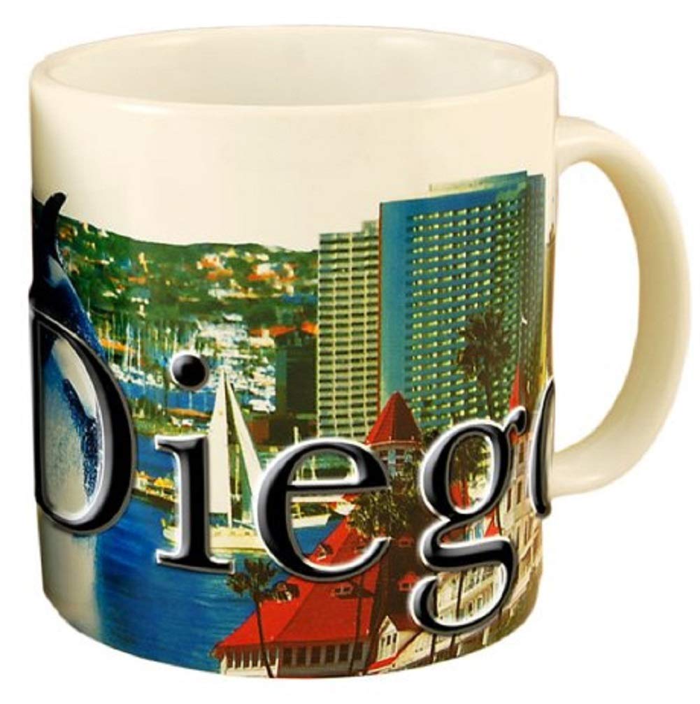 Americaware - City Of San Diego Souvenir Ceramic Coffee Mug / Cup - 18Oz