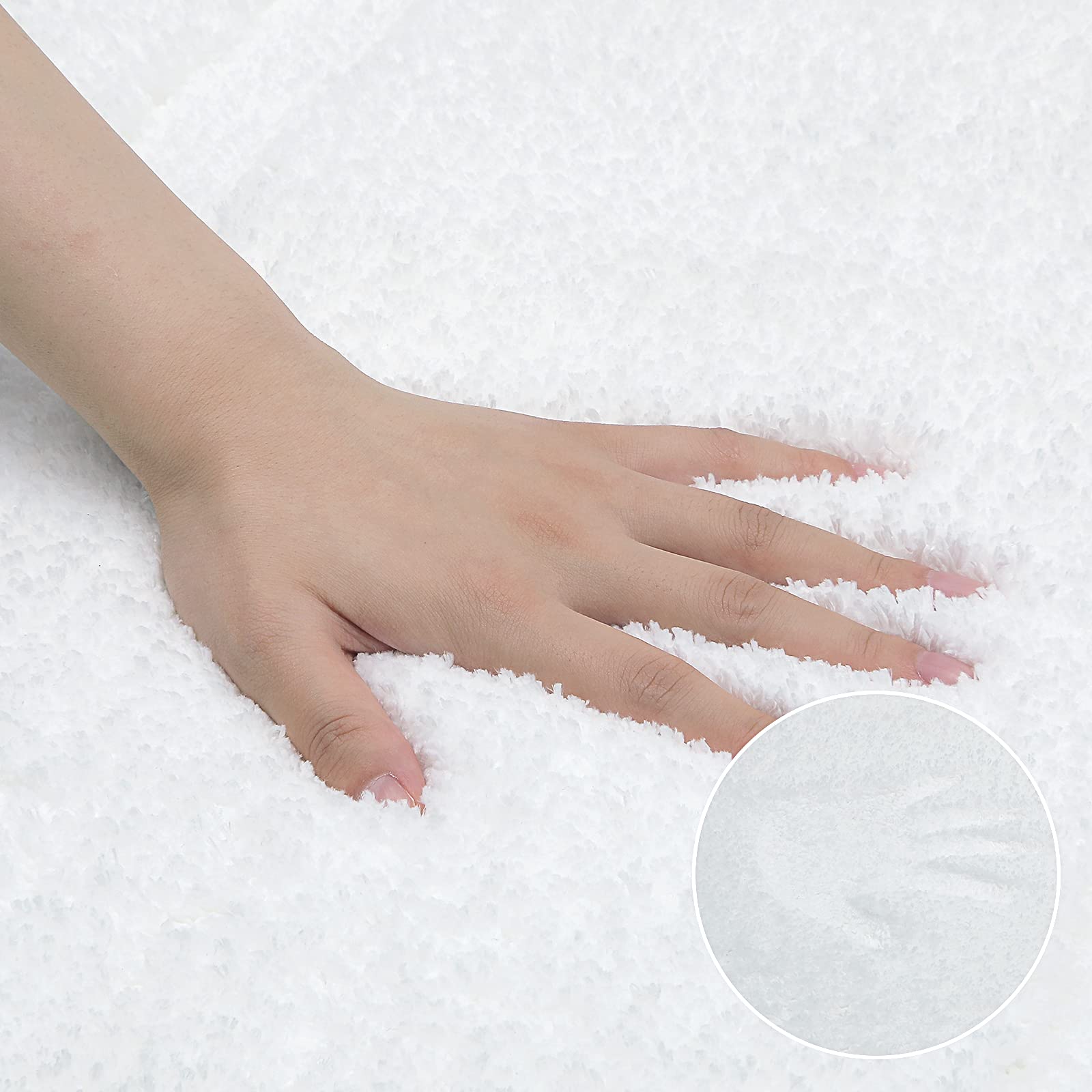Shacos Super Soft Bath Rugs Set Of 2 Pieces 20X32 Inch Bath Mat For Bathroom Rug Non Slip Plush Bath Rug Absorbent Bathroom Rug