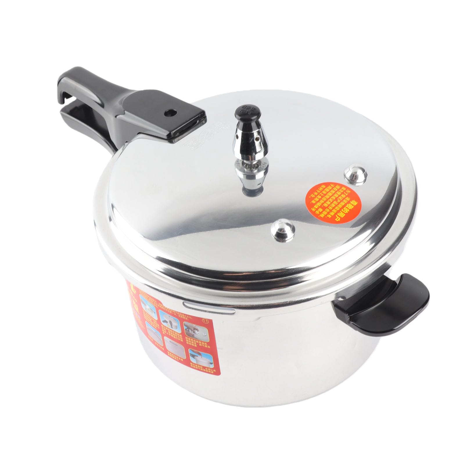 Qcwwy Pressure Cooker 8Qt Pressure Canner Fast Cooking Pot Canner Pot with Induction Base Locking System for Gas Stove Electric 
