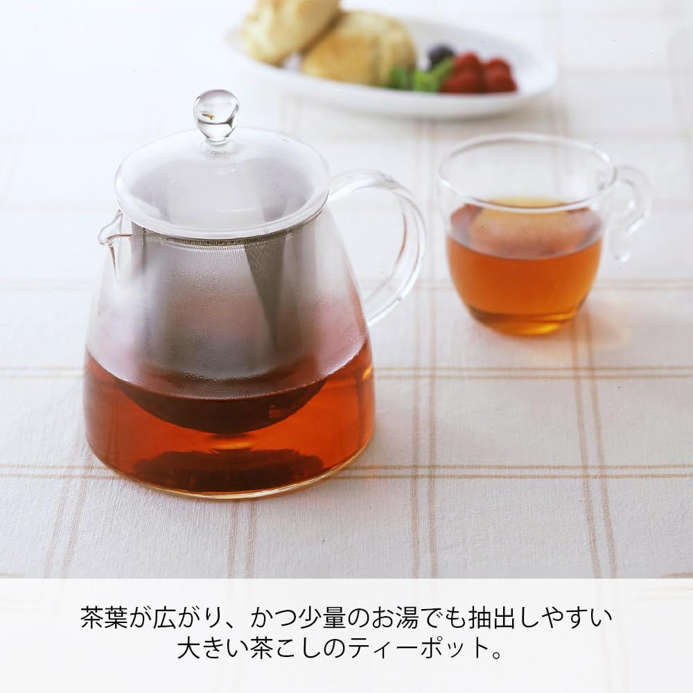Hario ''Pure'' Leaf Tea Pot, 700Ml, Clear