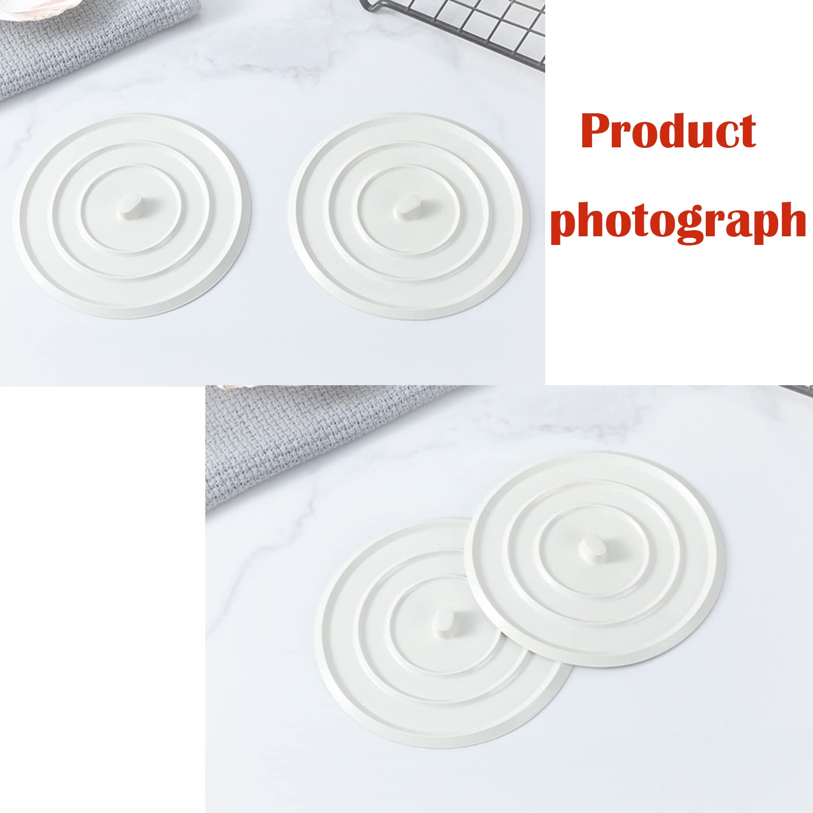 3 Pack Tub Stopper, 4.5-Inches Silicone Bathtub Drain Stopper Plug Sink Plug Universal Sink Stopper And Travel Plug For Kitchens