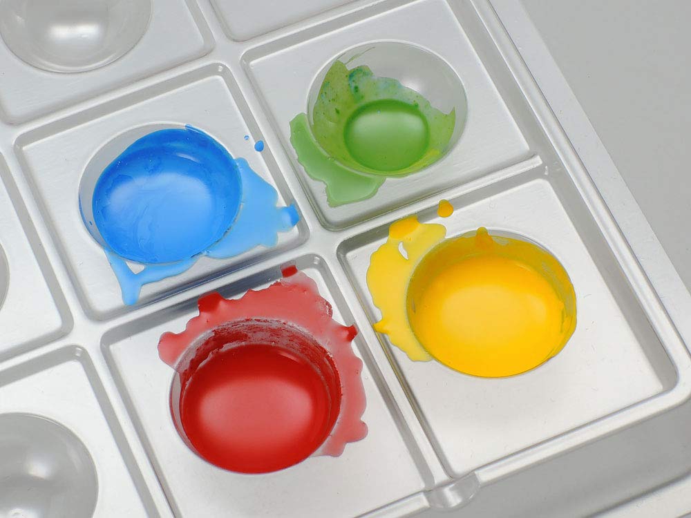 Tamiya 87195 18 Colour Mixing Palette (5) Plastic, Model Making, Accessories