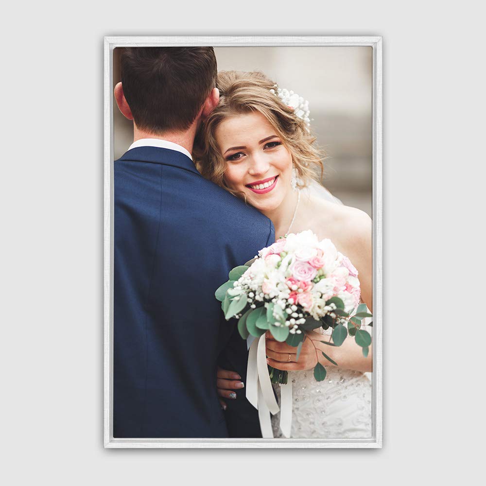 Wall26 Framed Custom Canvas Wall Art For Living Room, Bedroom Canvas Prints For Home Decoration Ready To Hang - 24''X36'', White