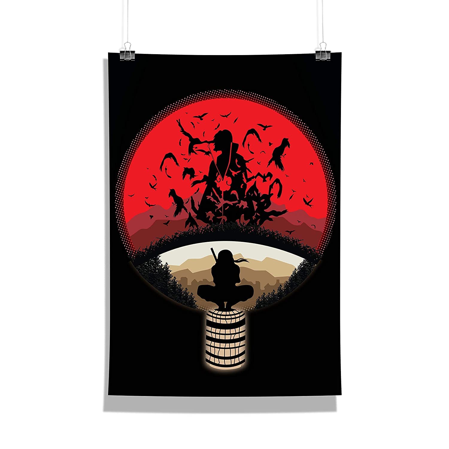 Epic Stuff - Anime Naruto Itachi Uchiha Sacrifice Poster A3 Size (Frame Not Included) - Best Gfts For Naruto Fans , Multicolor