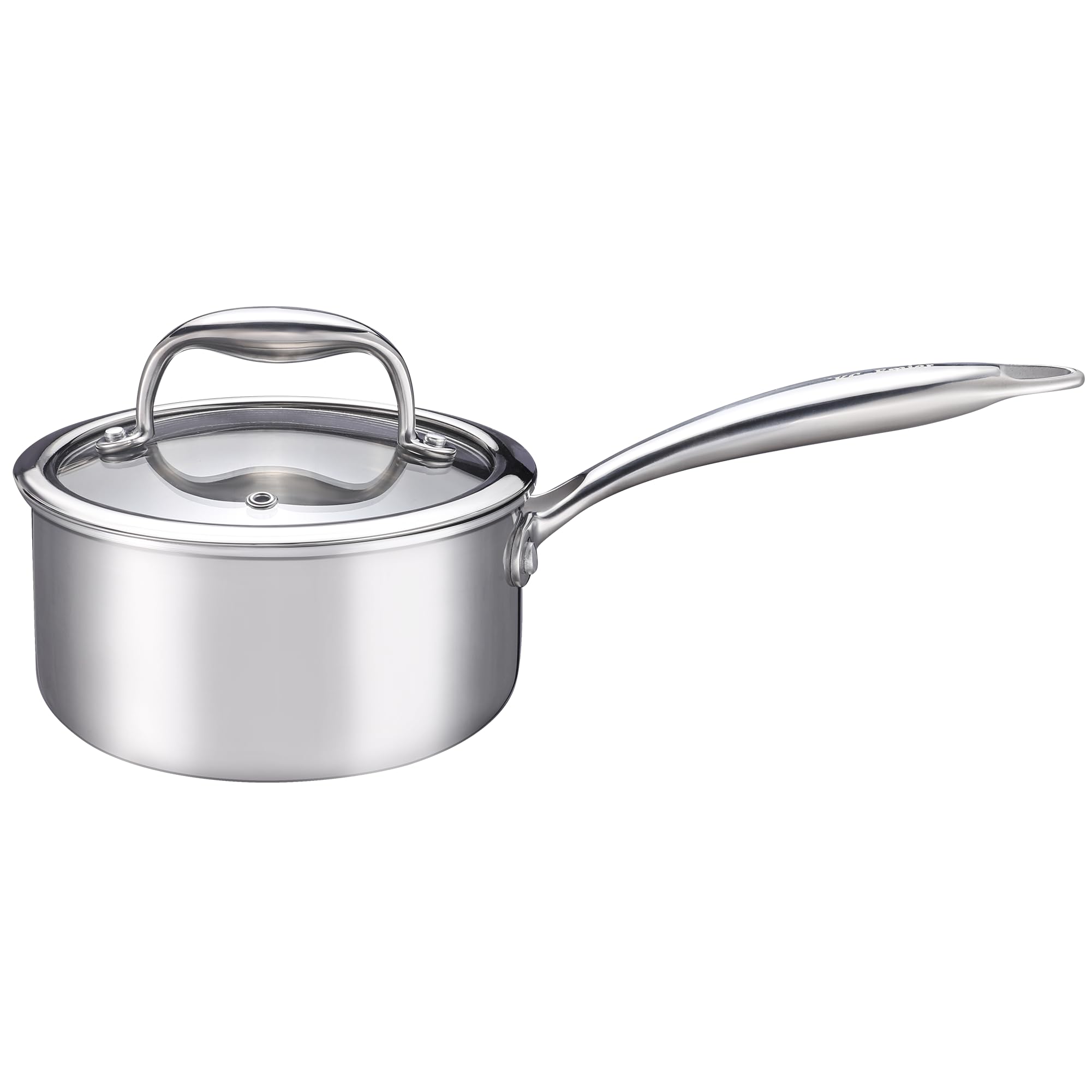 Mini Sauce Pan With Lid,Stainless Steel Butter Warmer Small Pot 13