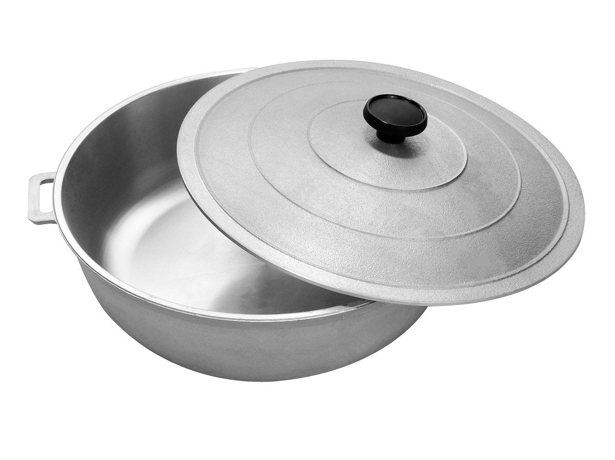 Uniware 9900 Super Quality Aluminum Caldero,Dutch Oven,4.3 Qt,Silver (26Cm (10-Inch))
