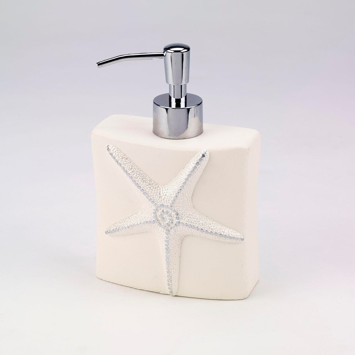 Avanti Linens - Lotion Pump/Soap Dispenser, Countertop Accessories, Seashell Inspired Bathroom Decor, Guest Bathroom Essentials