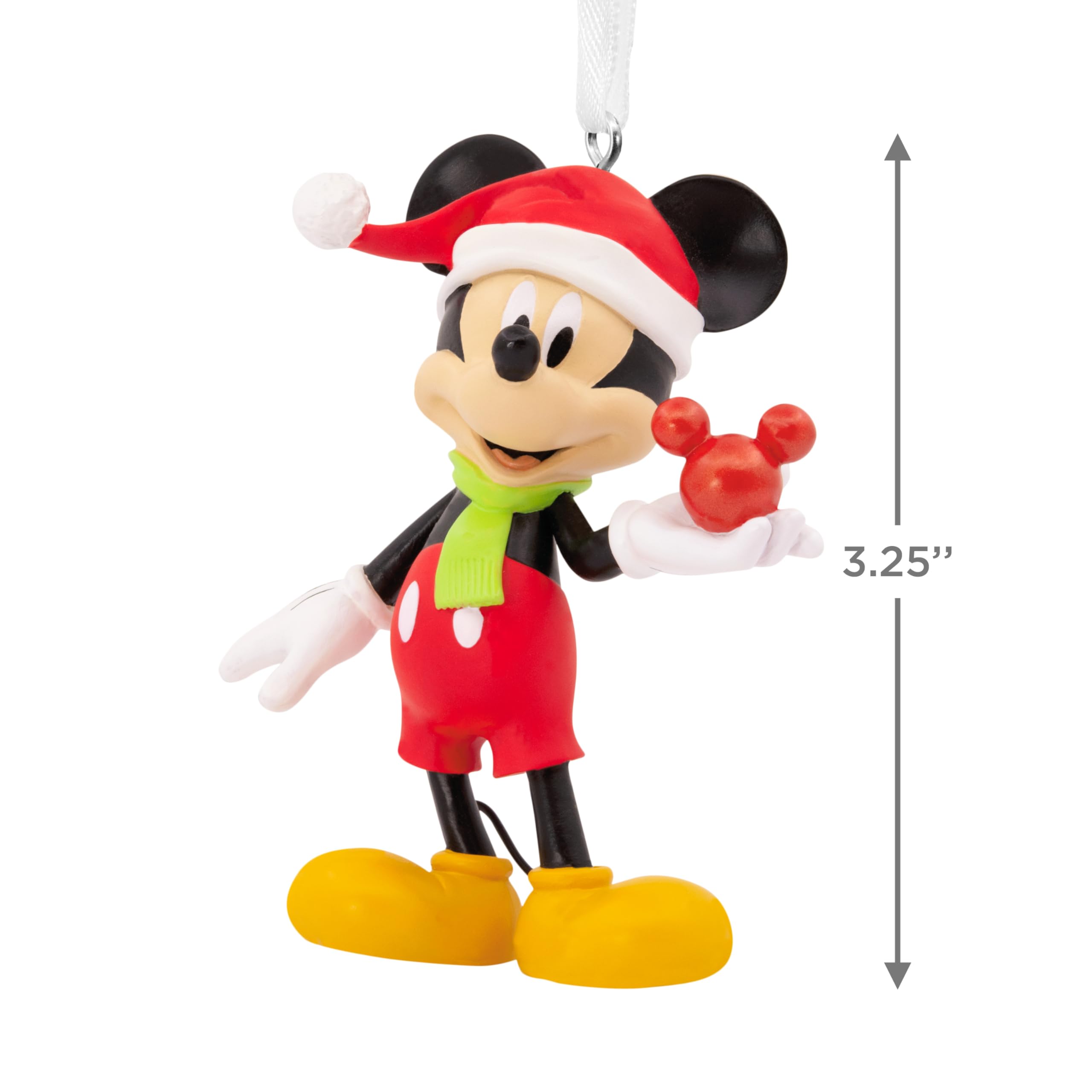 Hallmark Disney Mickey Mouse Holding Ornament Christmas Ornament