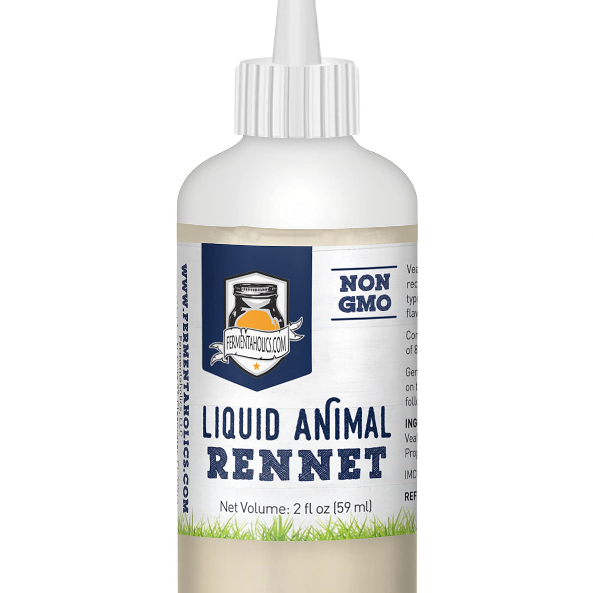 Fermentaholics Liquid Animal Rennet for Cheese Making - 2 oz Milk Coag ...