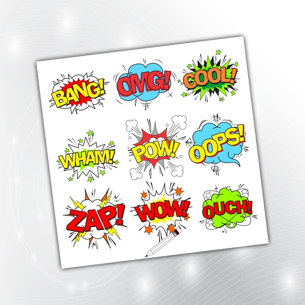 PartyStuff Props  Expression Speech Bubbles 2 (9 Piece)