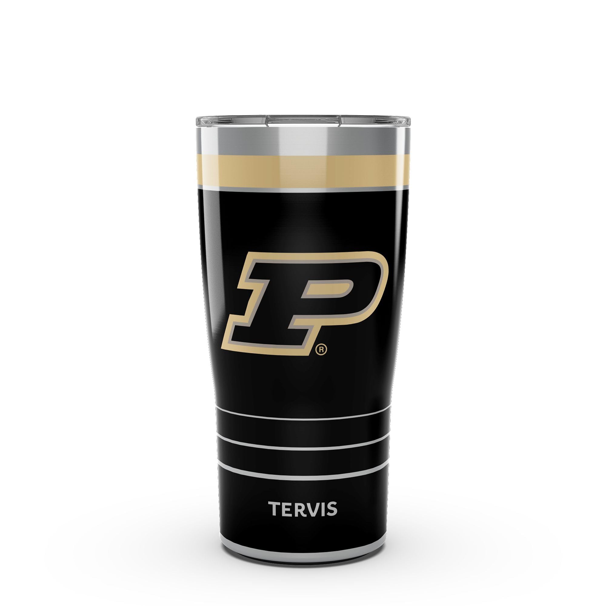 Tervis Traveler Purdue Boilermakers  MVP Triple Insulated Tumbler Travel Cup Keeps Drinks Cold & Hot, 20oz, Stainless Steel