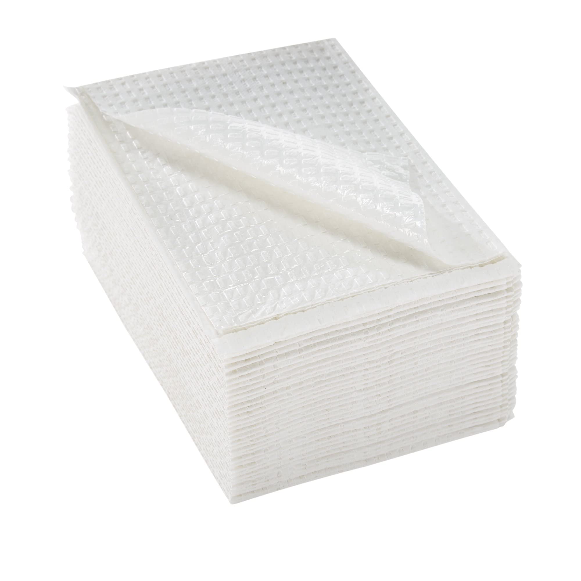 Mckesson Procedure Towels, Disposable - Waffle Embossed, Non-Radiopaque, Non-Sterile, Deluxe 2-Ply Tissue With Polyback - White,